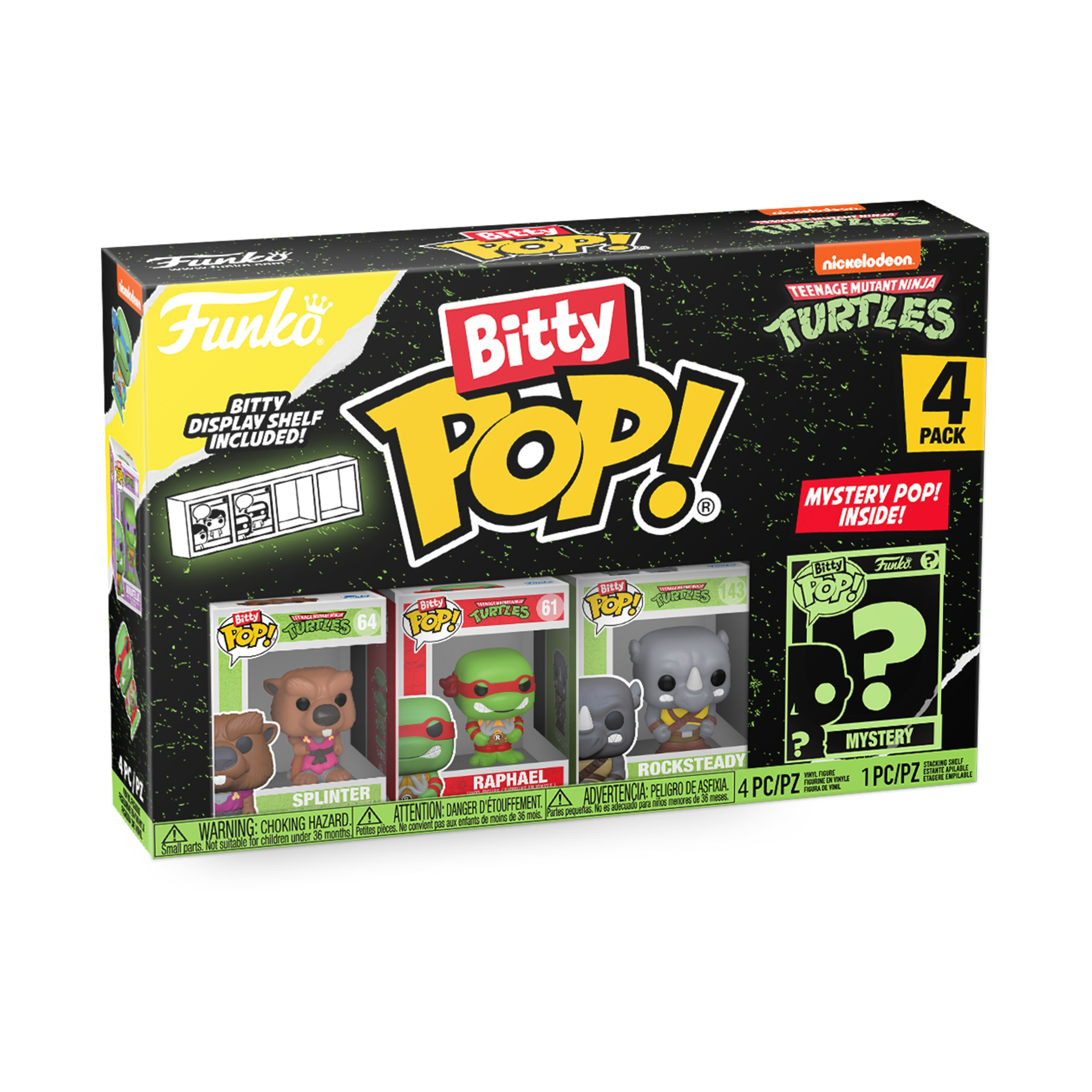 Funko Bitty Pop! 4-Pack: Teenage Mutant Ninja Turtle - Splinter - flash vidéo
