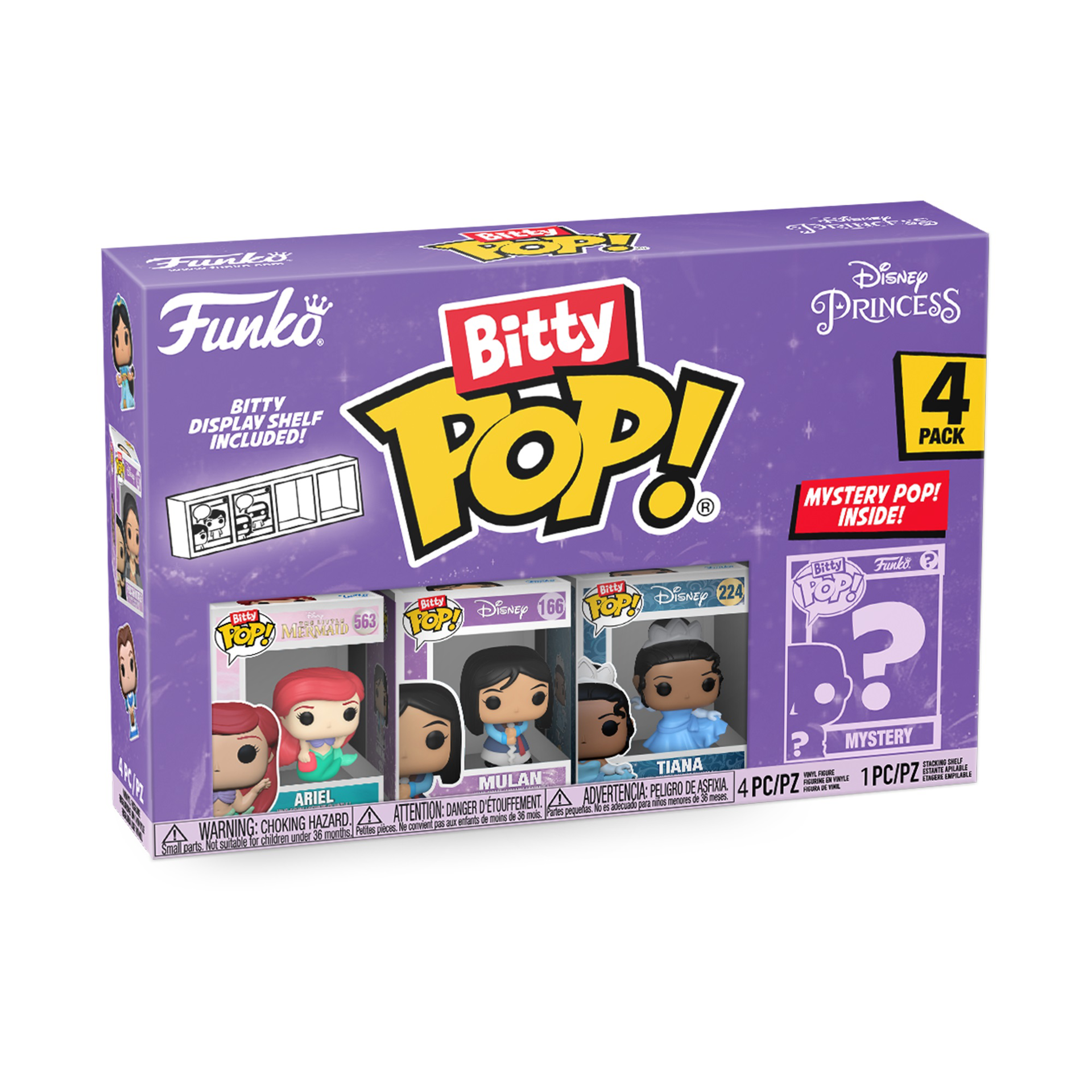 Funko Bitty Pop! 4-Pack: Disney Princess - Ariel - flash vidéo