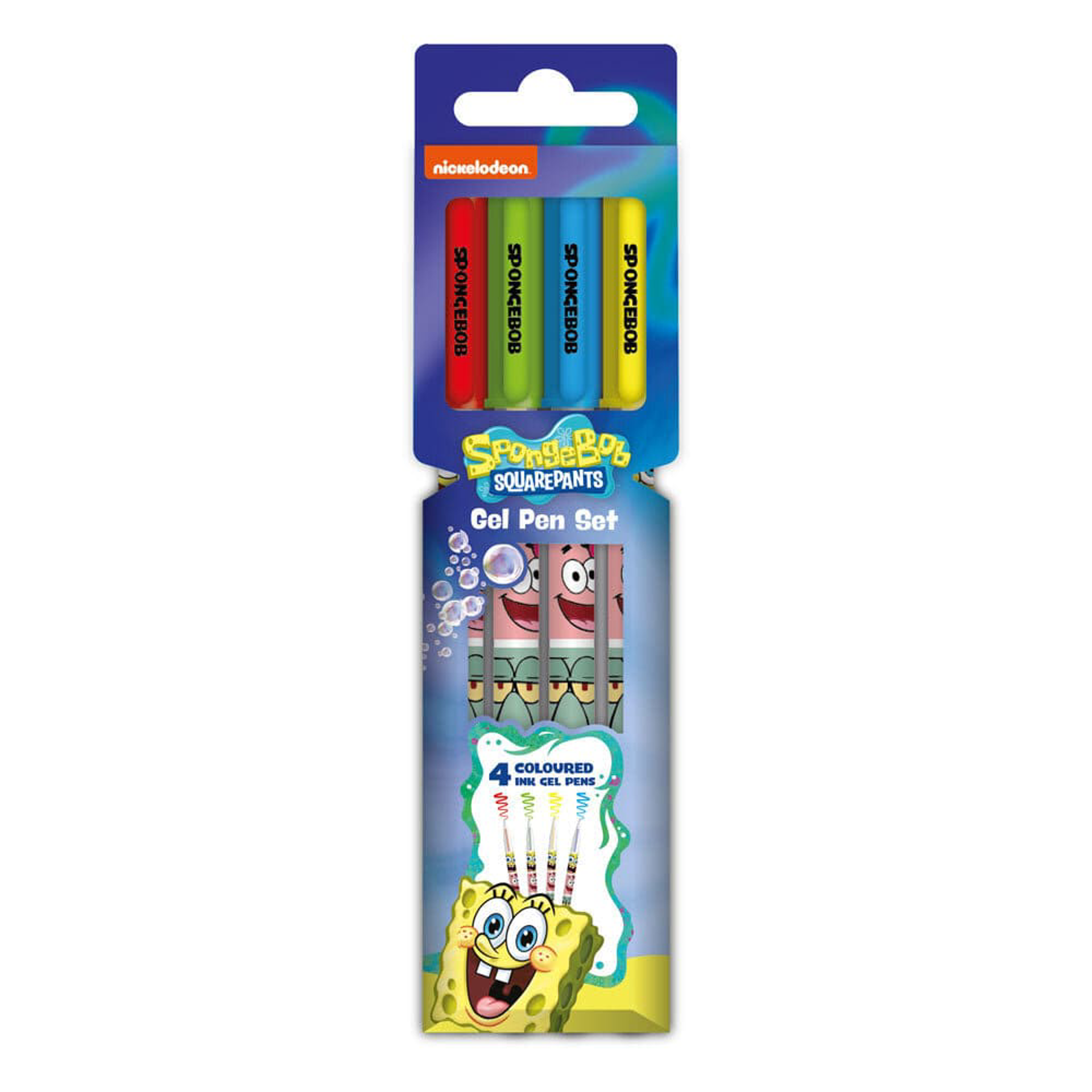 Bob l'éponge - Ensemble de stylos à gel - flash vidéo