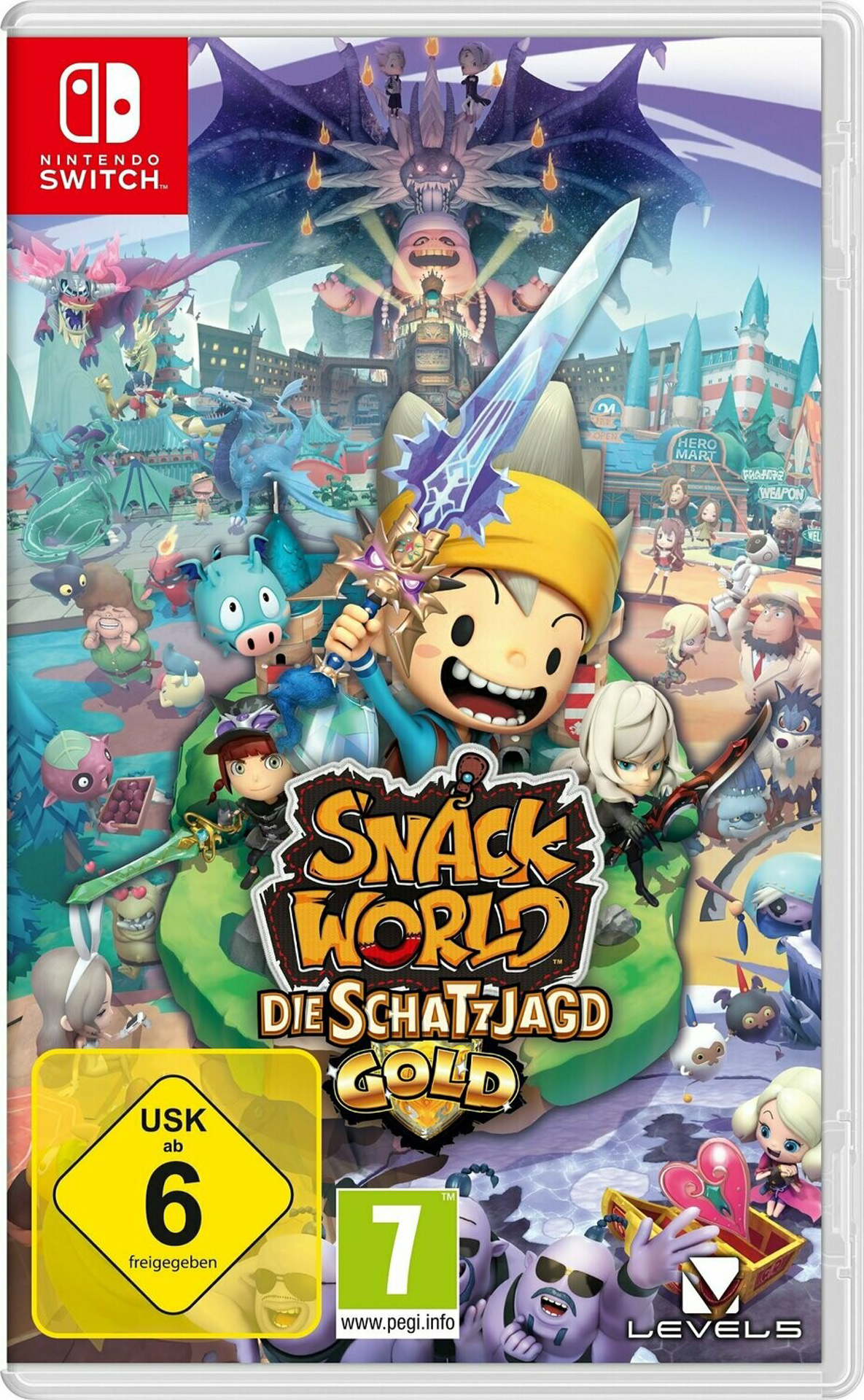 Snack World : Mordus de Donjons Gold - flash vidéo