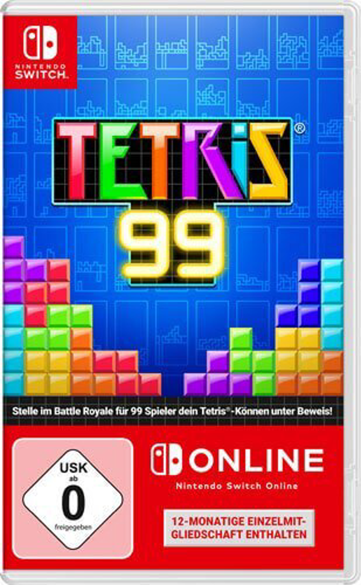 Tetris 99 + Abonnement Nintendo Switch Online 12 mois - flash vidéo