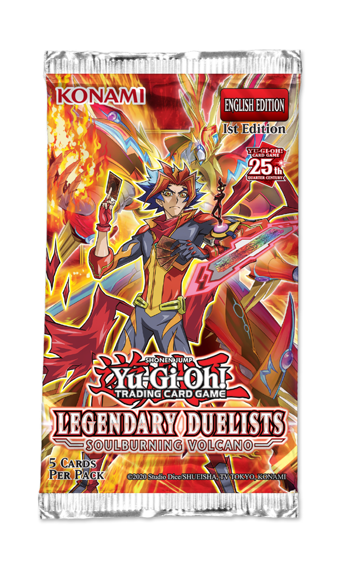 Yu-Gi-Oh! JCC - Pack de Booster Legendary Duelists: Soulburning Volcano (Blister cartonné) - flash vidéo