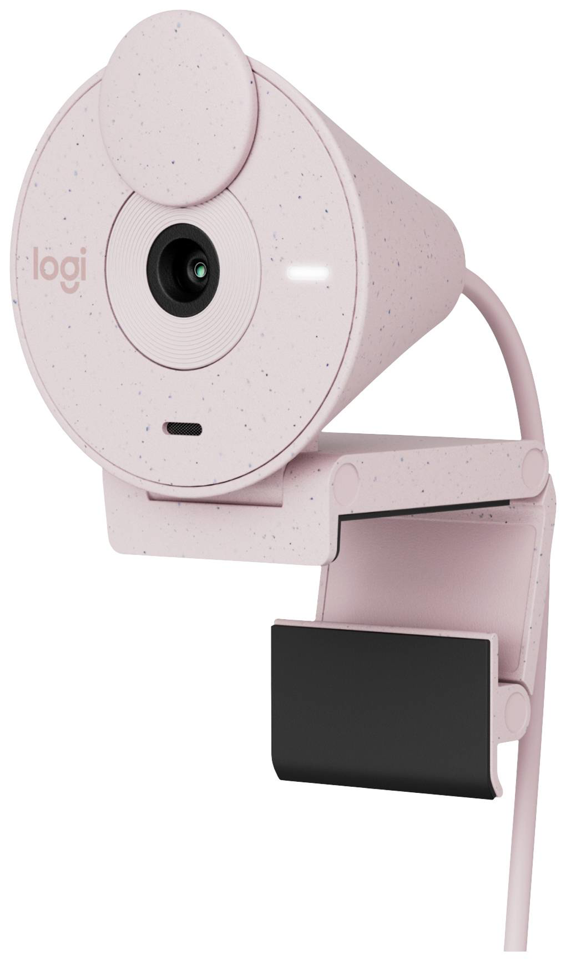 Logitech - BRIO 300 Full HD Webcam - Rose - flash vidéo