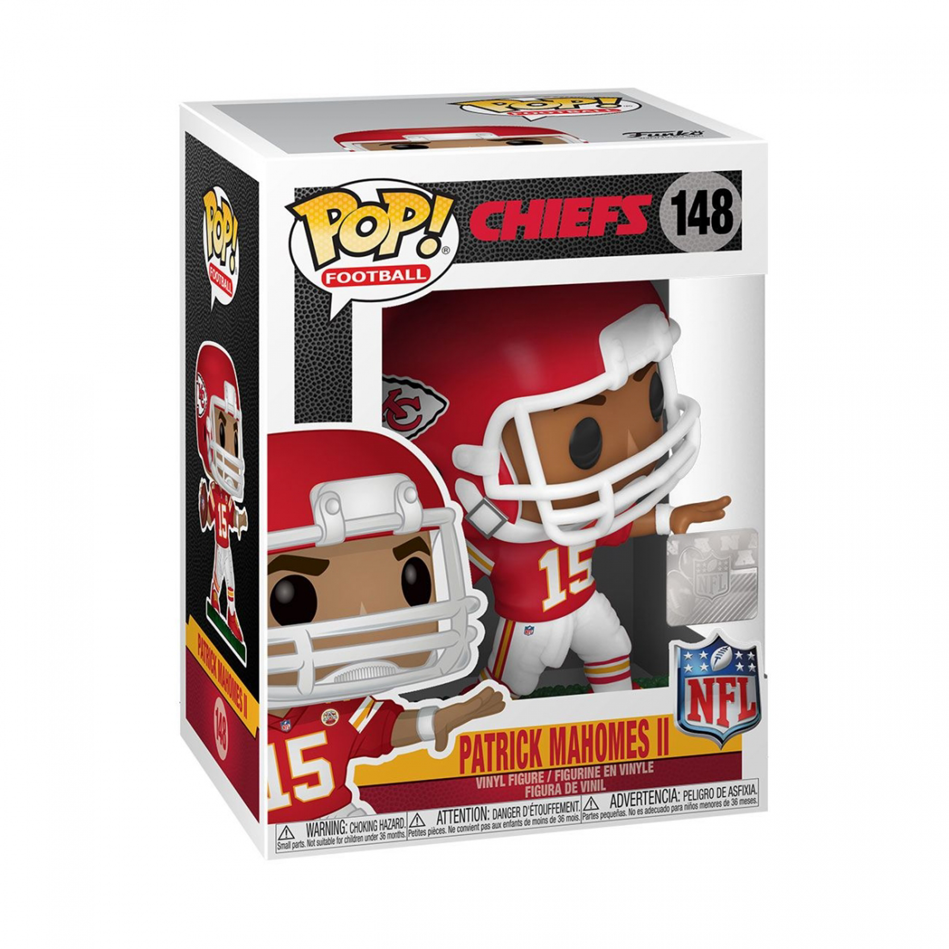 Funko Pop! NFL: Kansas City Chiefs - Patrick Mahomes #15 - flash vidéo