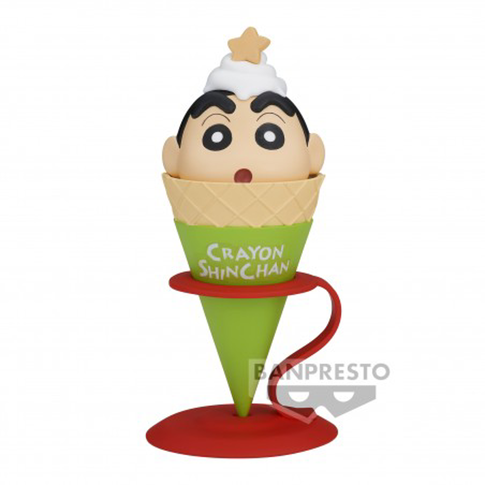 Crayon Shinchan - Ice cream Collection - Shinchan & Shiro - Ver.(A: Shinchan) Statue 12cm - flash vidéo