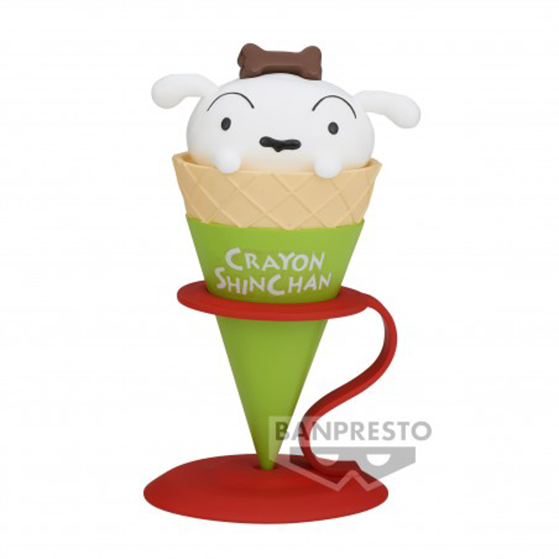 Crayon Shinchan - Ice cream Collection - Shinchan & Shiro - Ver.(B: Shiro) Statue 12cm - flash vidéo