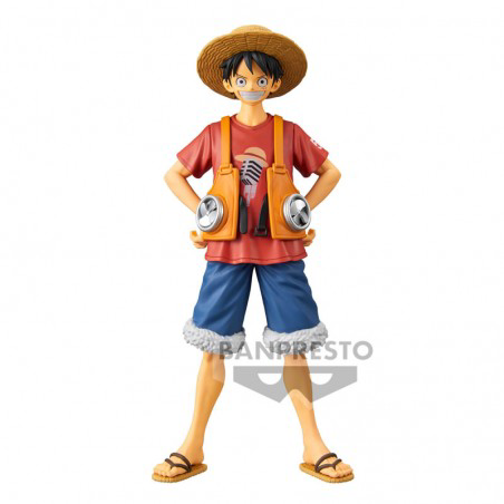 One Piece: Film Red - DXF - The Grandline Men - Vol.1 - Monkey D. Luffy Statue 16cm - flash vidéo