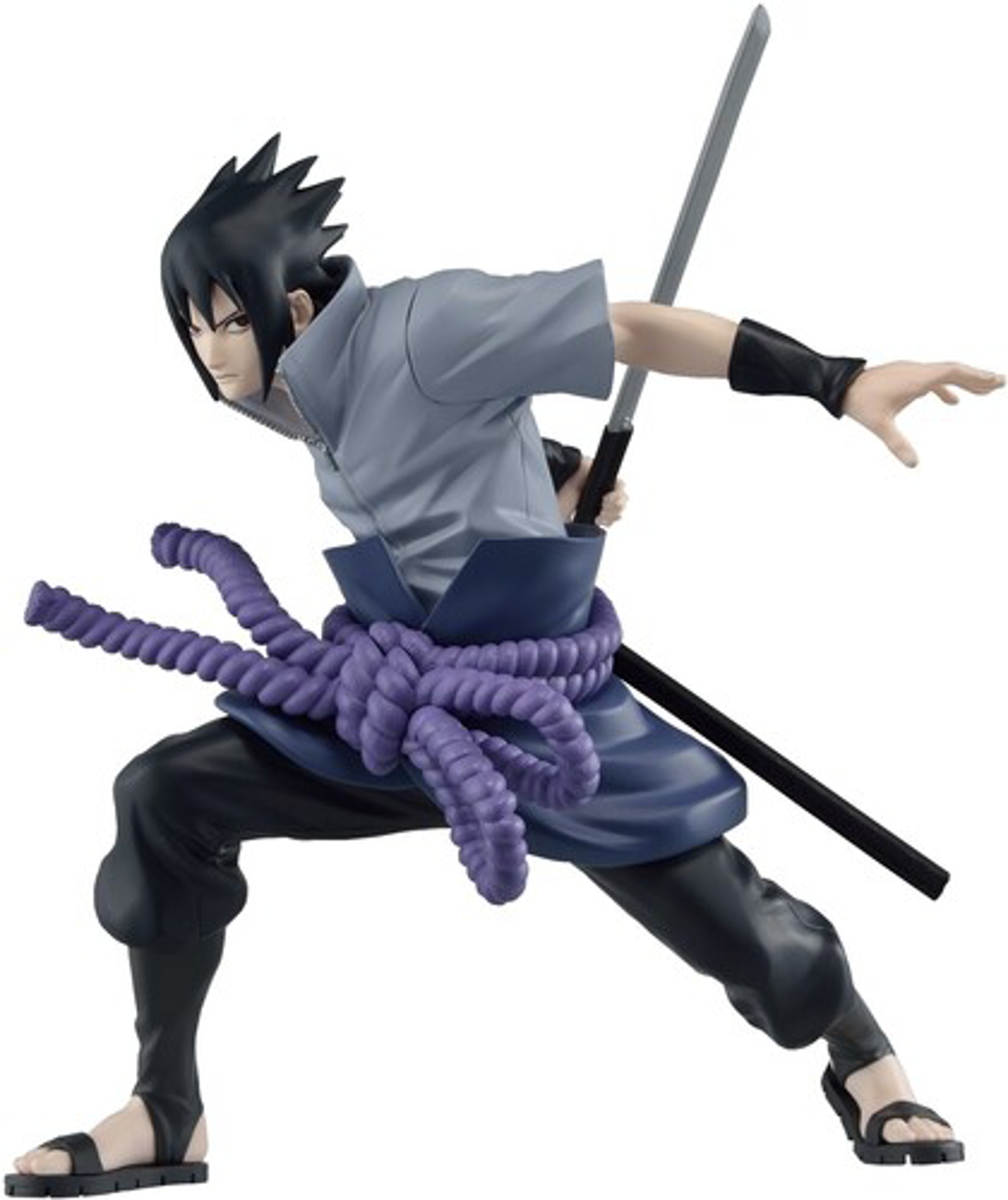 Naruto Shippuden - Vibration Stars - Uchiha Sasuke III Statue 13cm - flash vidéo