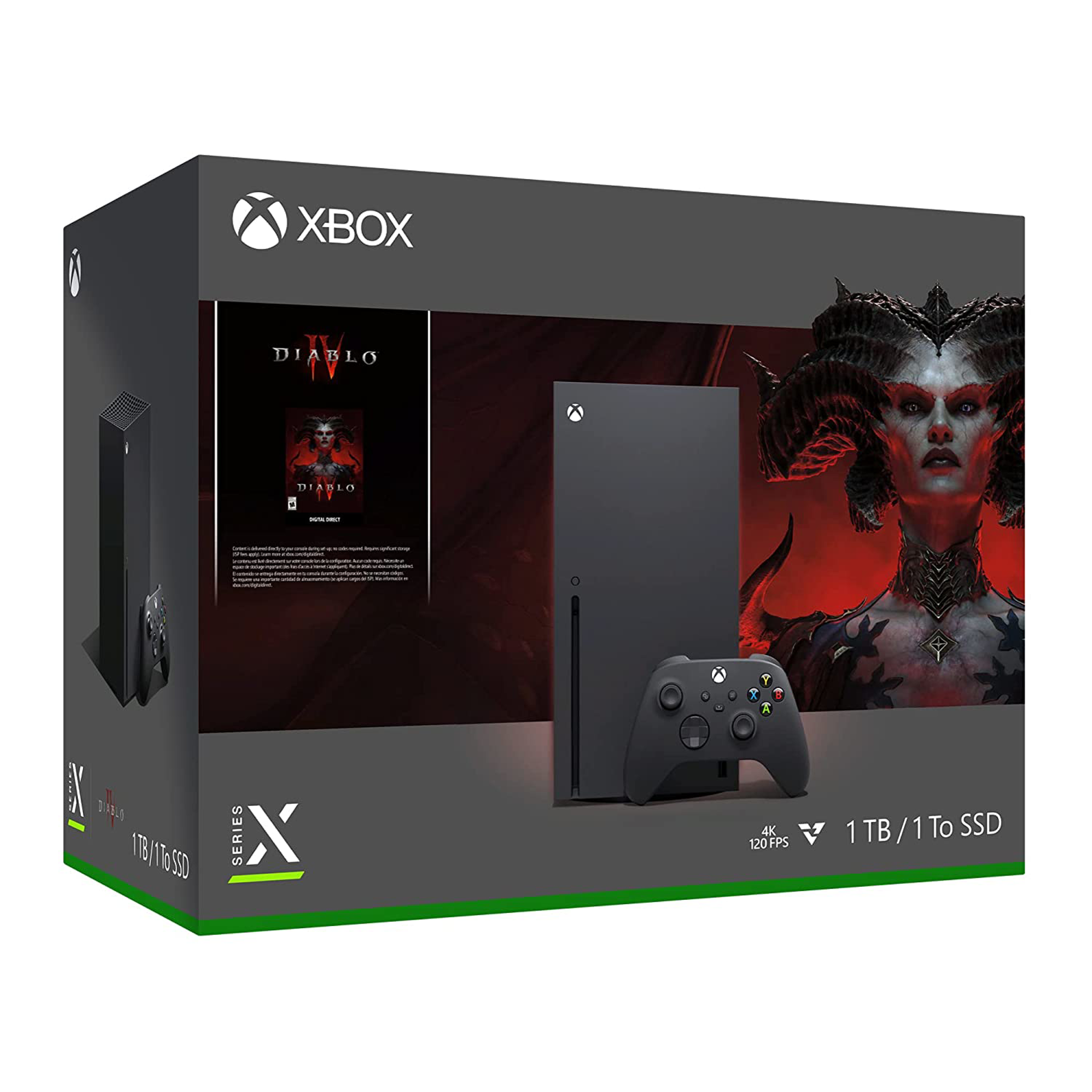 Xbox Series X Black 1TB SSD - Diablo IV Bundle