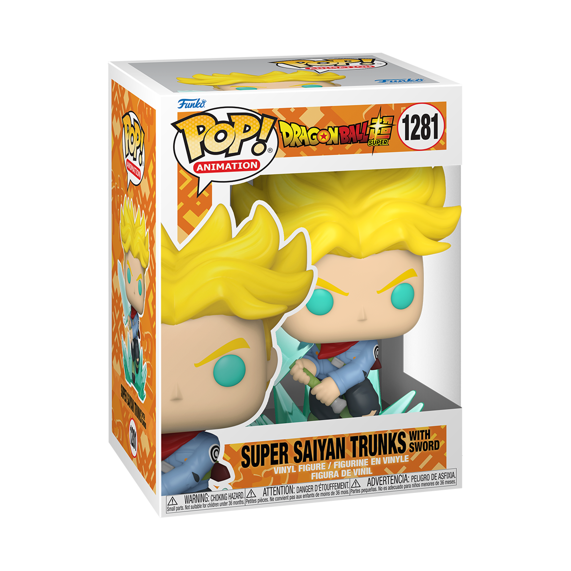 Funko Pop! Animation: Dragon Ball Super - Super Saiyan Trunks with Sword - flash vidéo