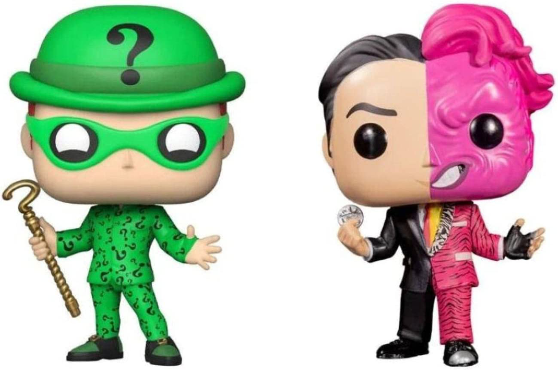 Funko Pop! 2-Pack: Batman 1995 - Two Face & Riddler (Glow in the dark) - flash vidéo