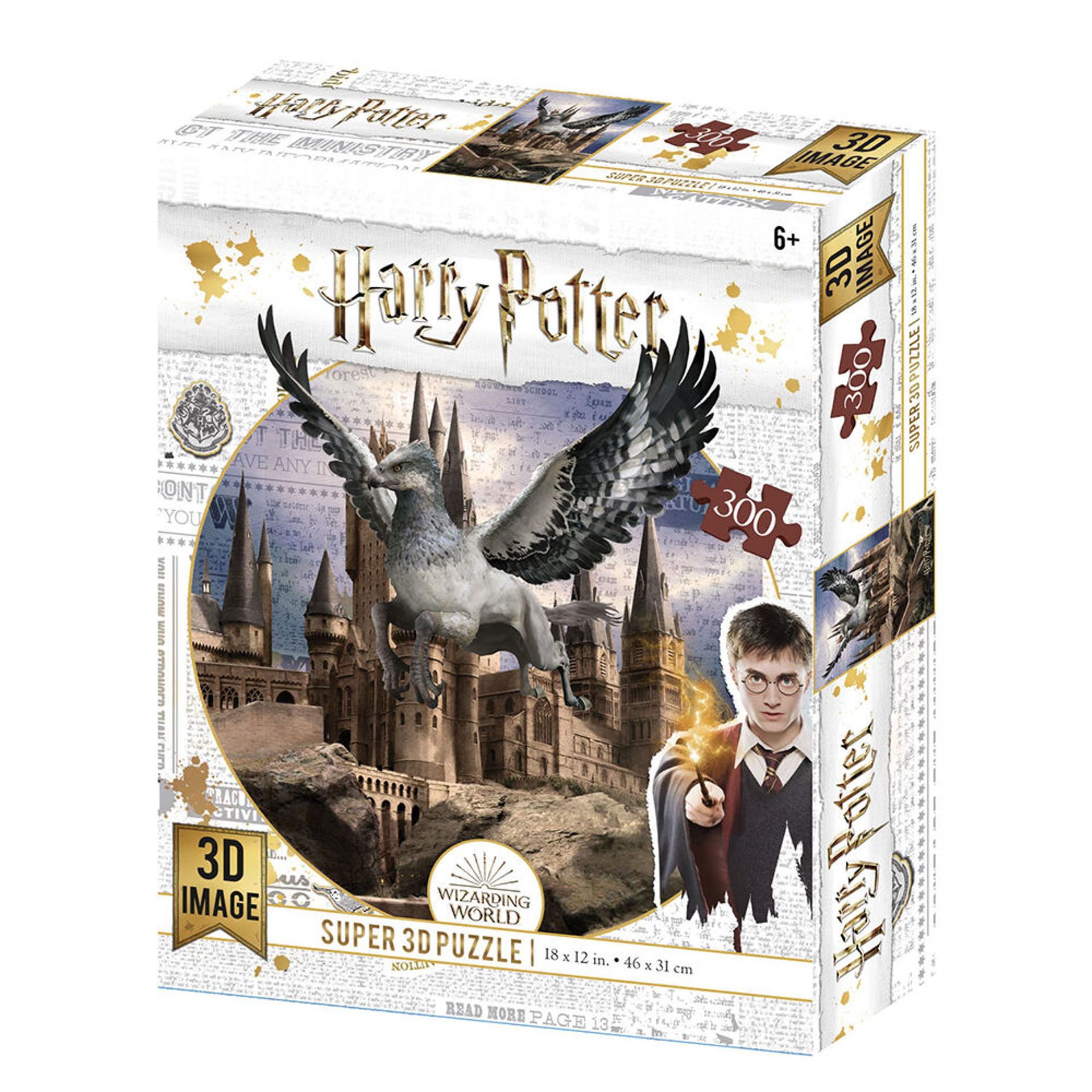 Harry Potter - Puzzle lenticulaire Buck 300 pcs 46x31 cm - flash vidéo