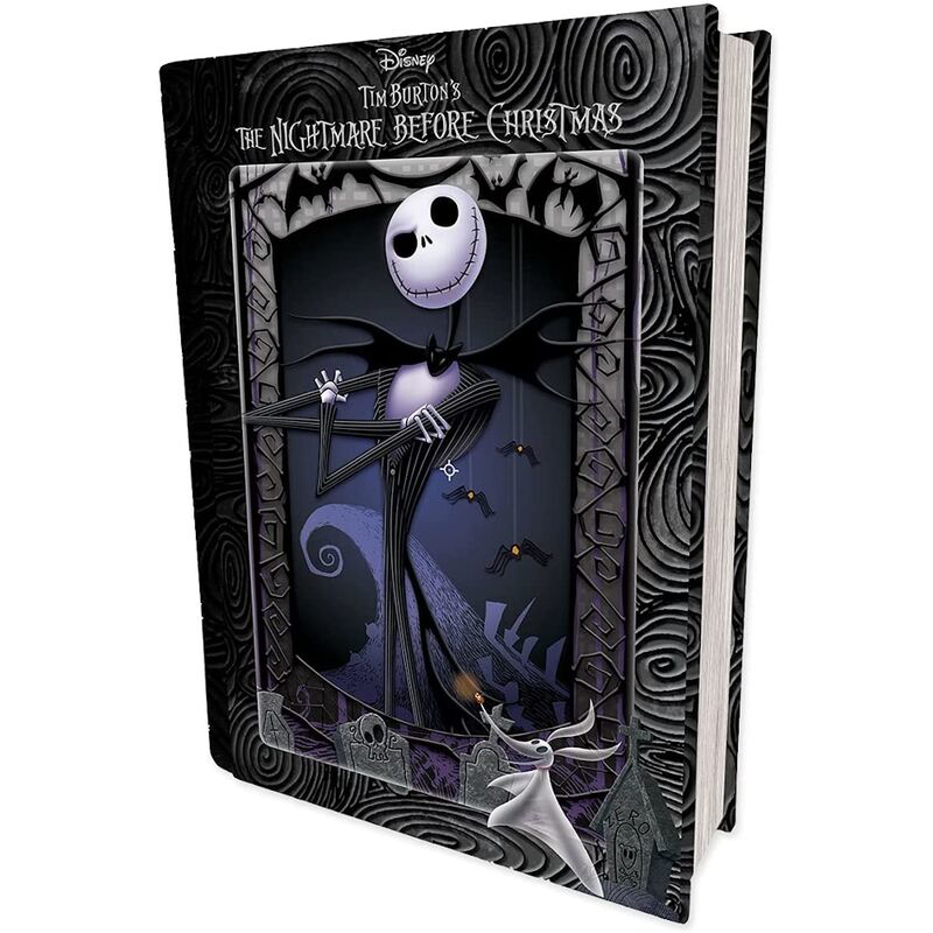 L'Étrange Noël de monsieur Jack - Puzzle livre lenticulaire Jack Skellington 300 pcs 41x31 cm - flash vidéo