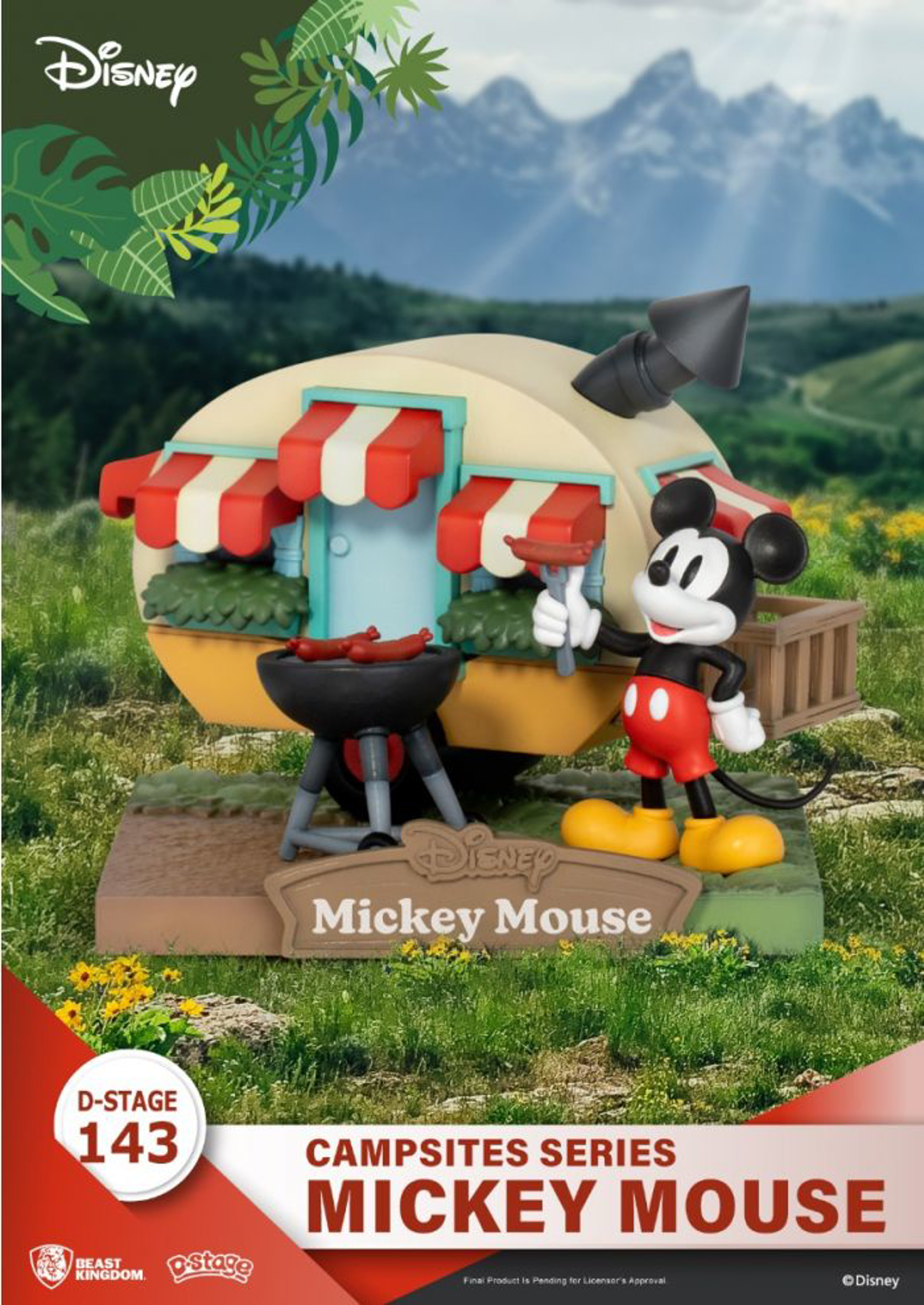 Disney - Diorama-143 - Campsites Series - Mickey Mouse - flash vidéo