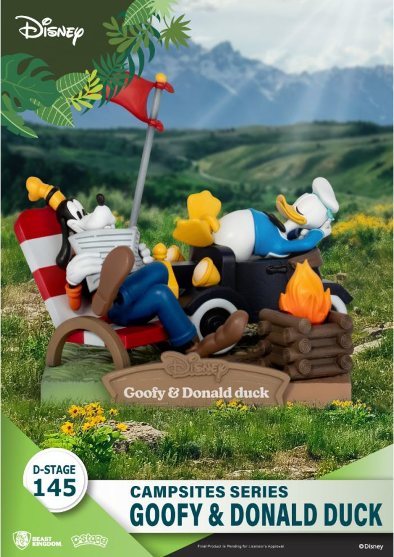 Disney - Diorama-145 - Campsites Series - Dingo et Donald Duck - flash vidéo