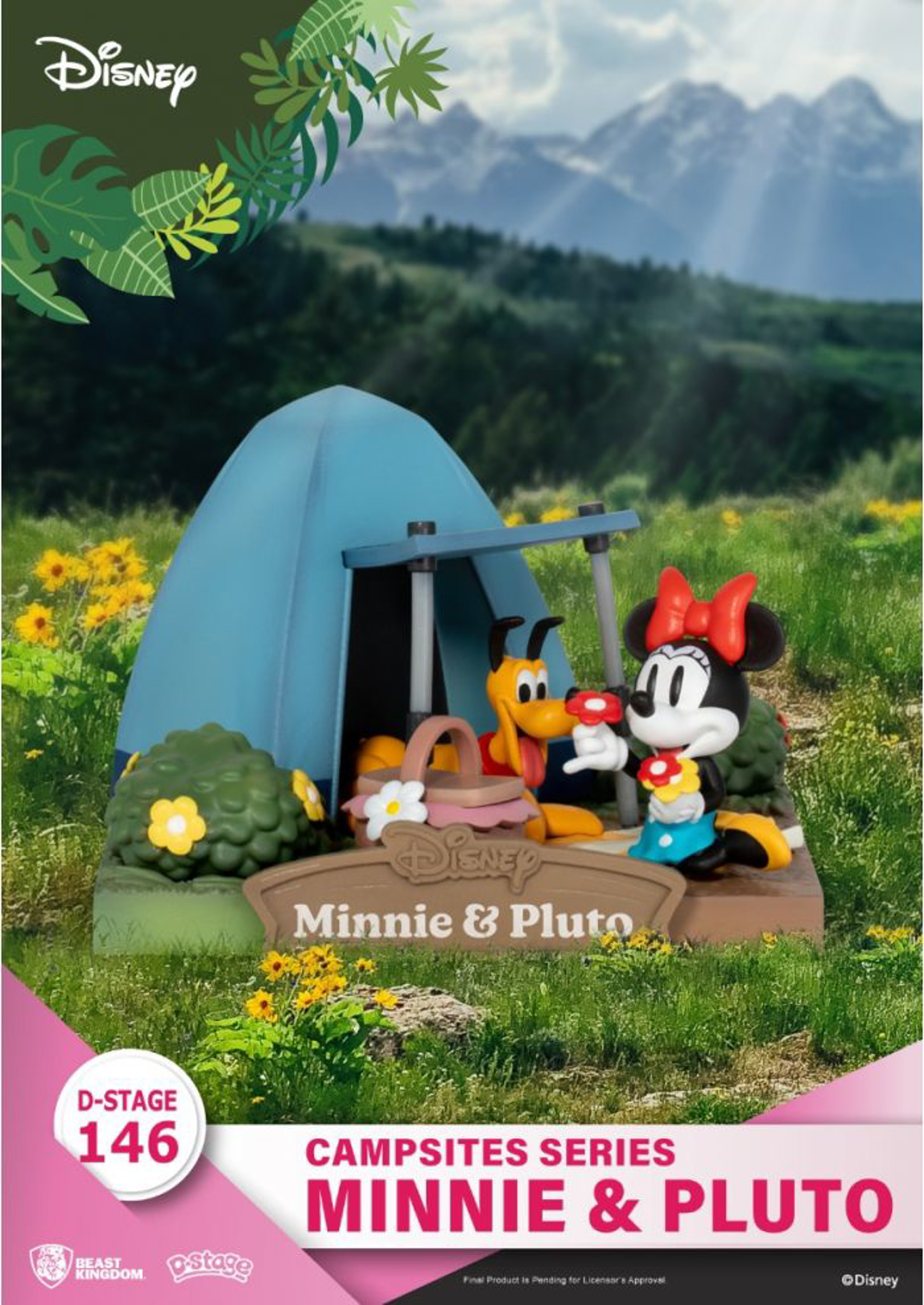 Disney - Diorama-146 - Campsites Series - Minnie et Pluto - flash vidéo