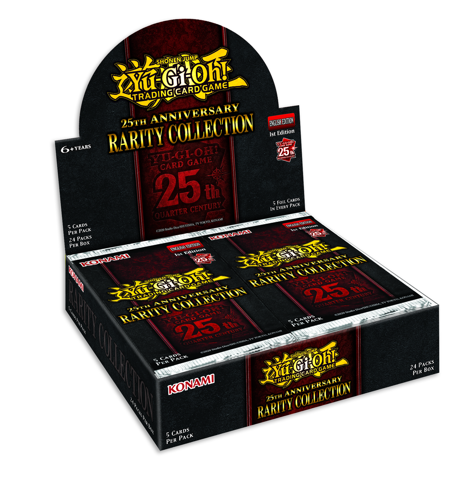Yu-Gi-Oh! JCC - Display de Pack de Booster 25th Anniversary Rarity Collection (24 Boosters) - flash vidéo