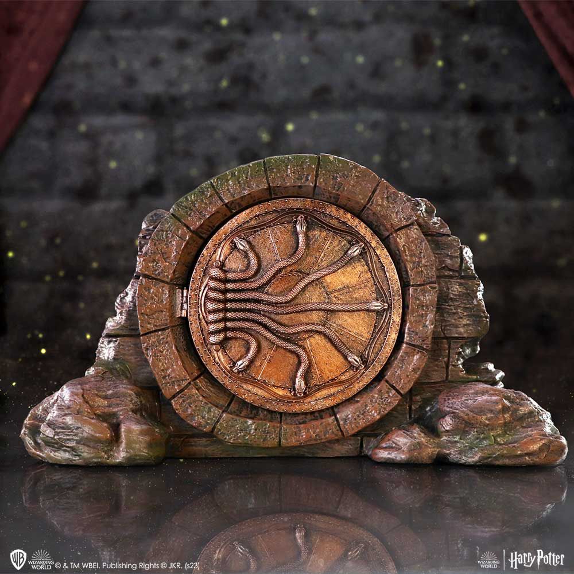 Harry Potter - Boîte de rangement Porte vers la Chambre des Secrets 25cm - flash vidéo