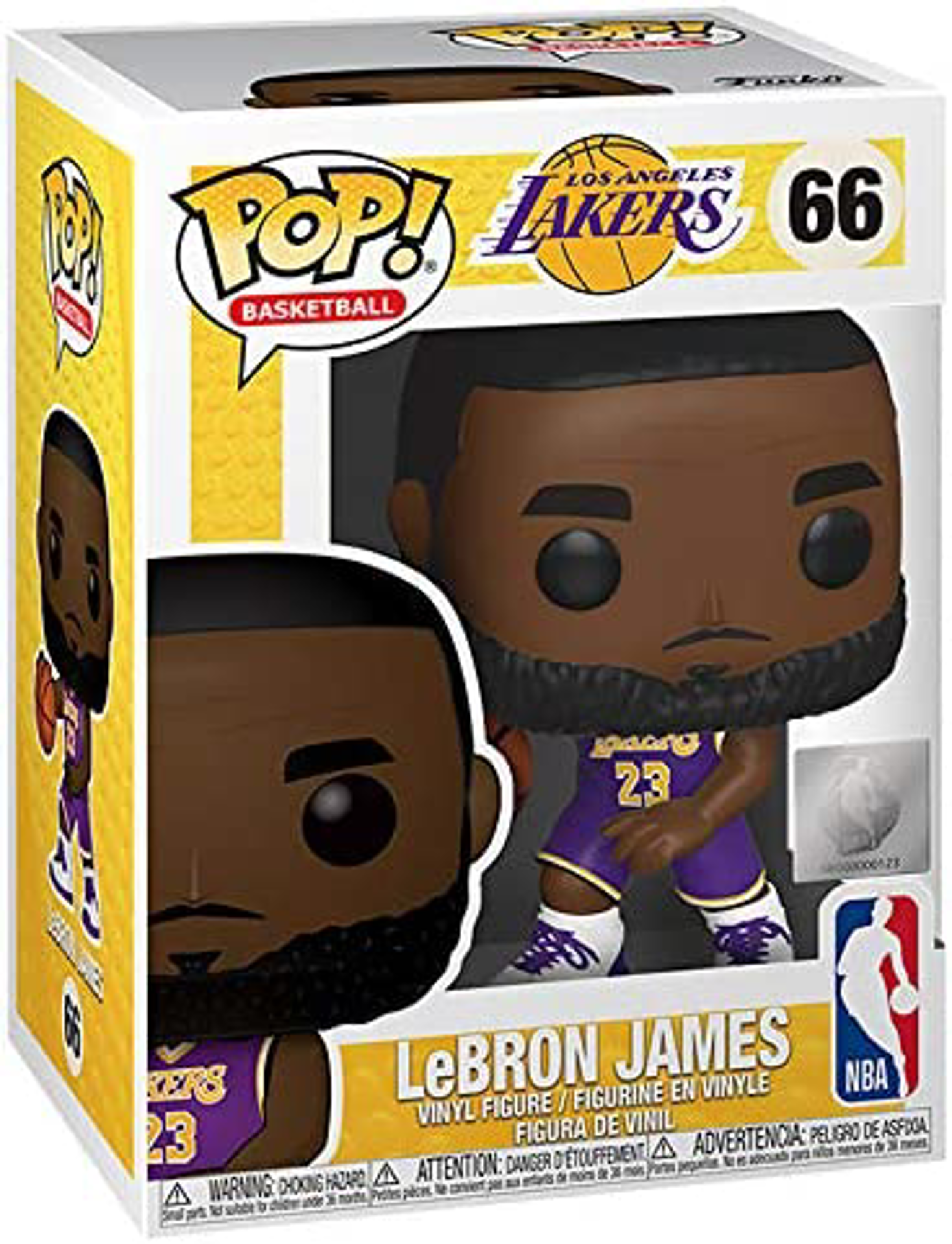 Funko Pop! NBA: Los Angeles Lakers - LeBron James #23 - flash vidéo