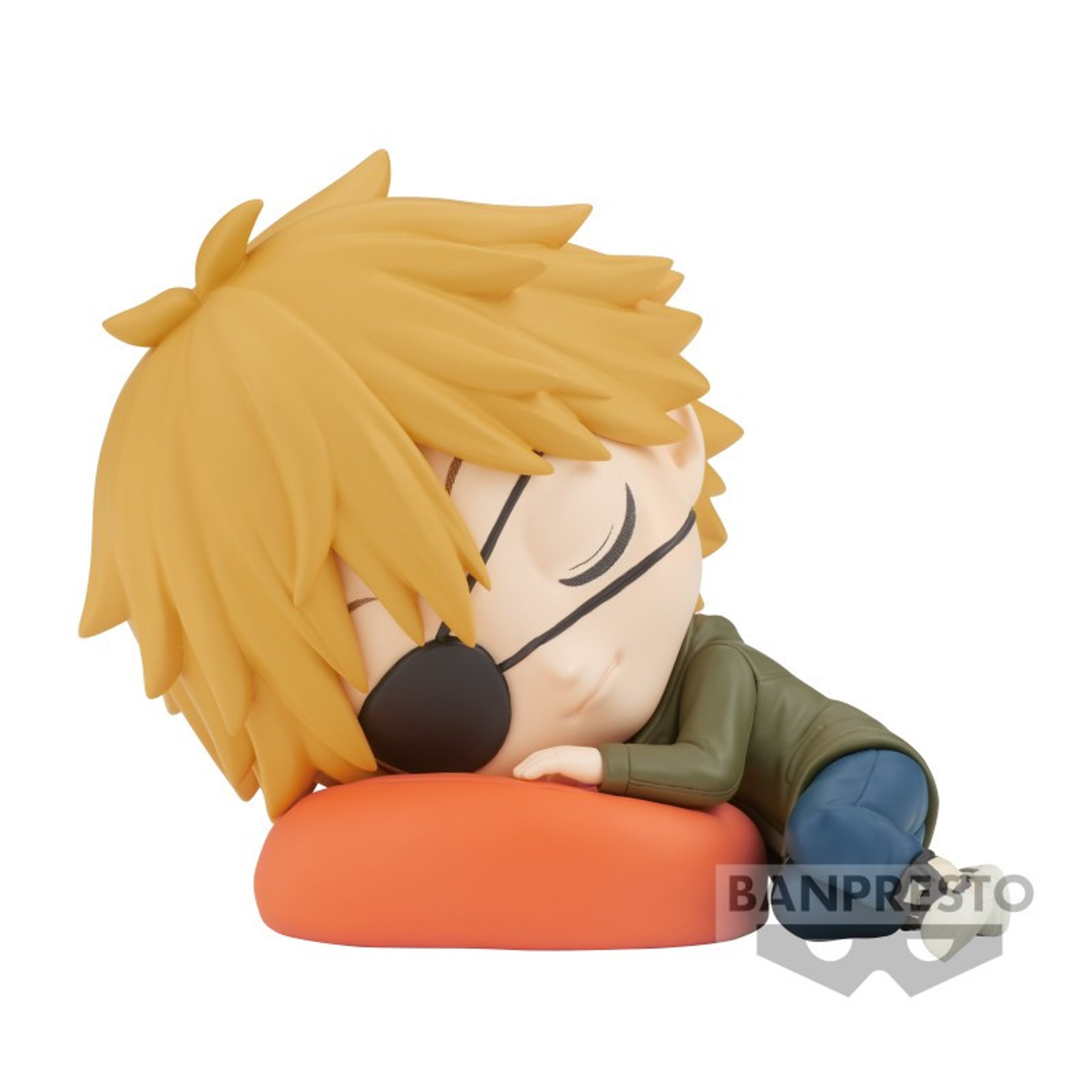 Chainsaw Man Q Posket - Sleeping Denji - Statue 7cm - flash vidéo