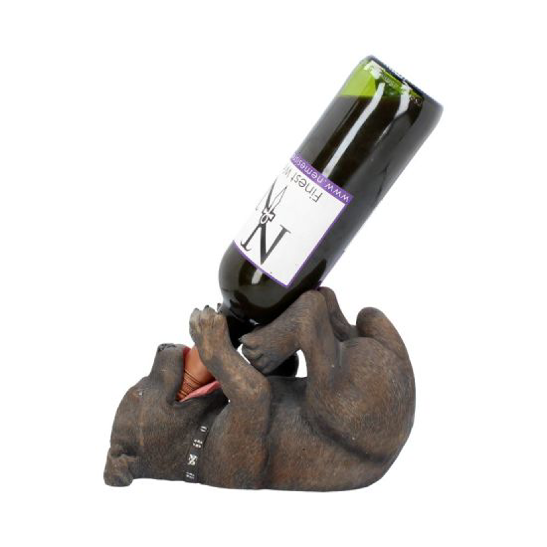 Guzzlers - Porte-bouteille Bull Terrier Staffordshire 25cm - flash vidéo