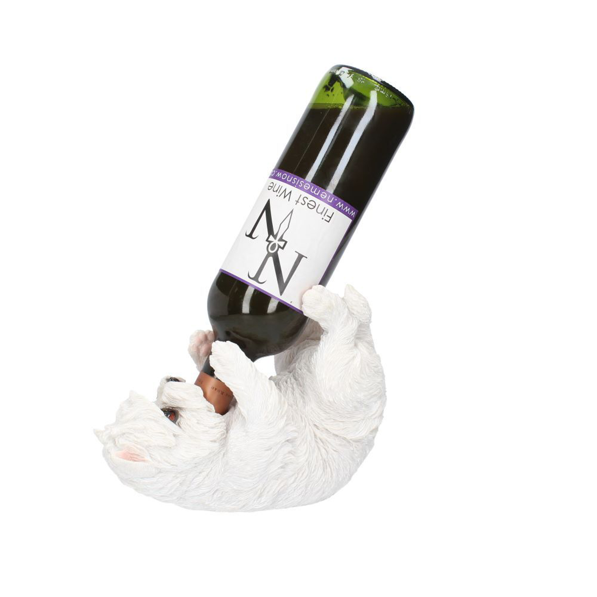 Guzzlers - Porte-bouteille Westie 22cm - flash vidéo