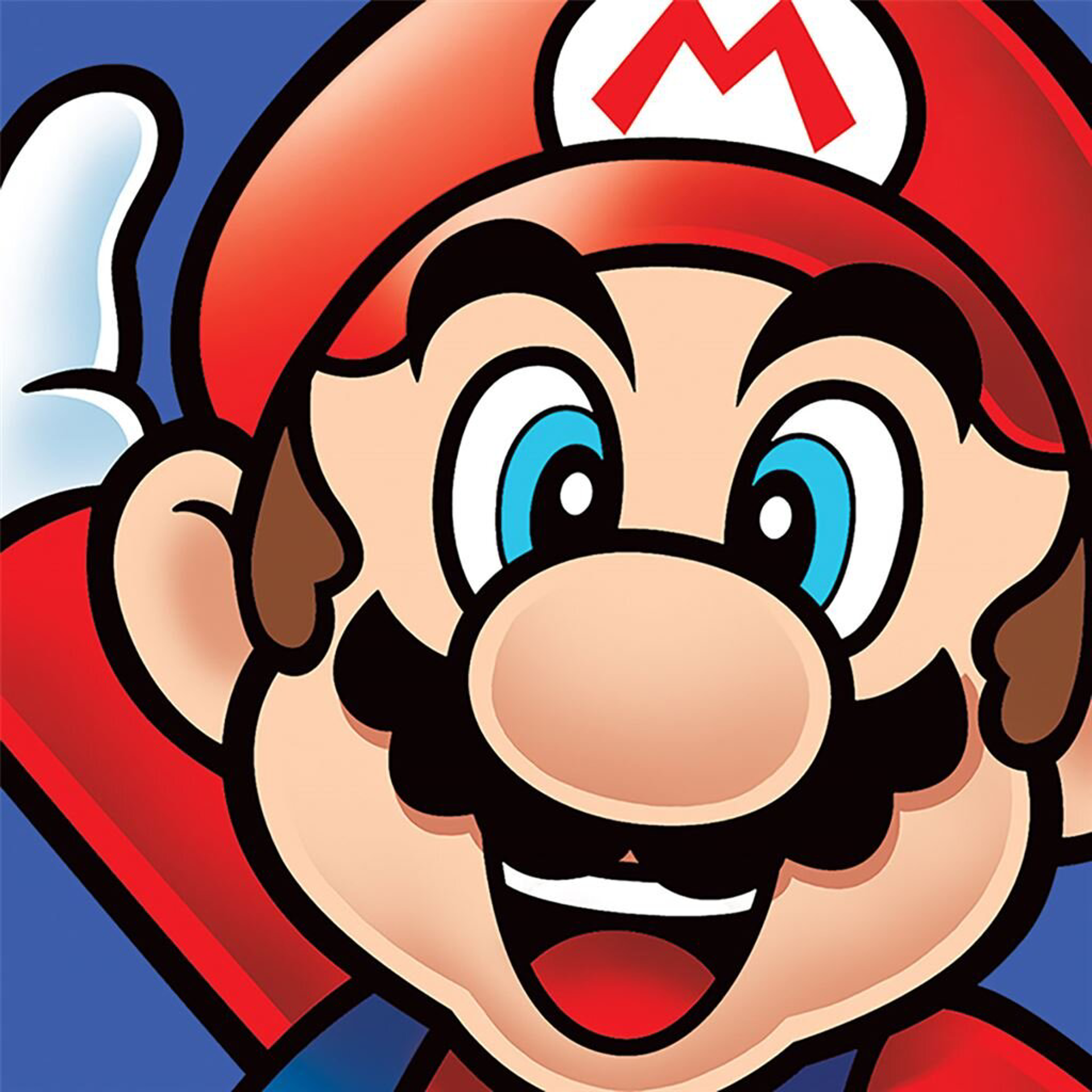 Nintendo - Super Mario - Impression sur toile Mario 40x40cm - flash vidéo