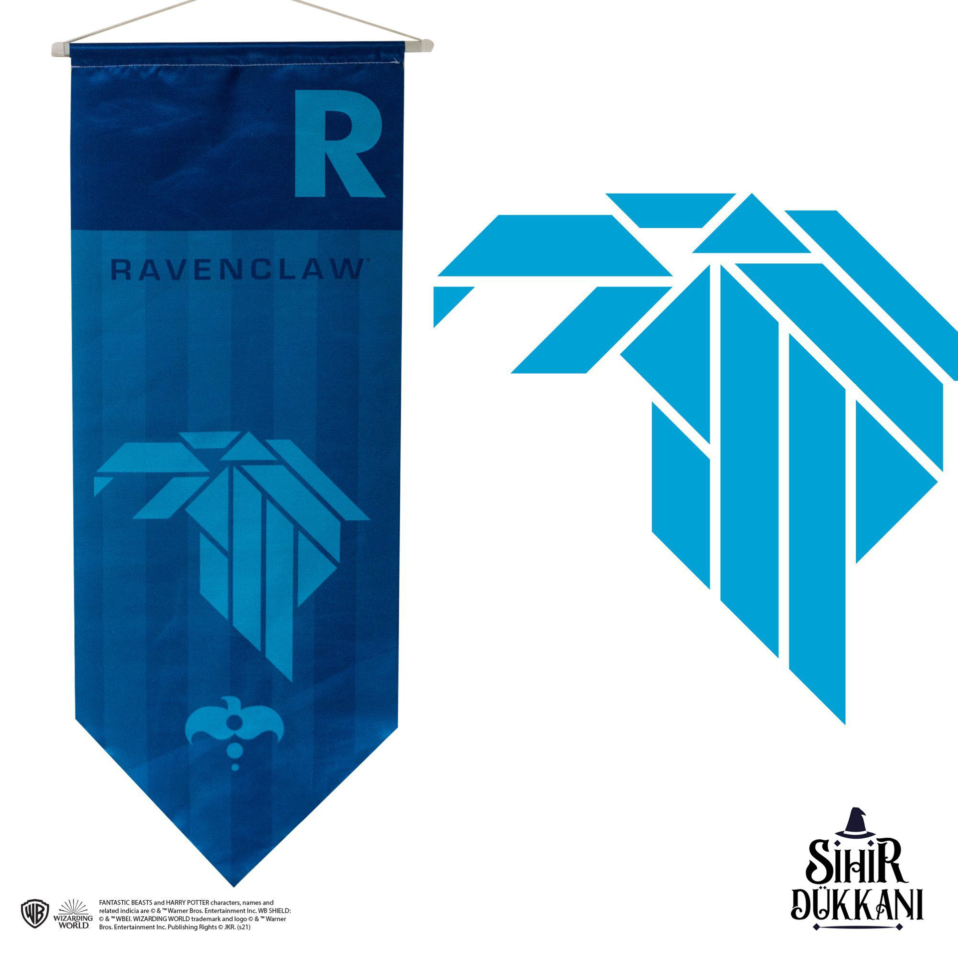 Wizarding World - Harry Potter - Fanion - Serdaigle - flash vidéo