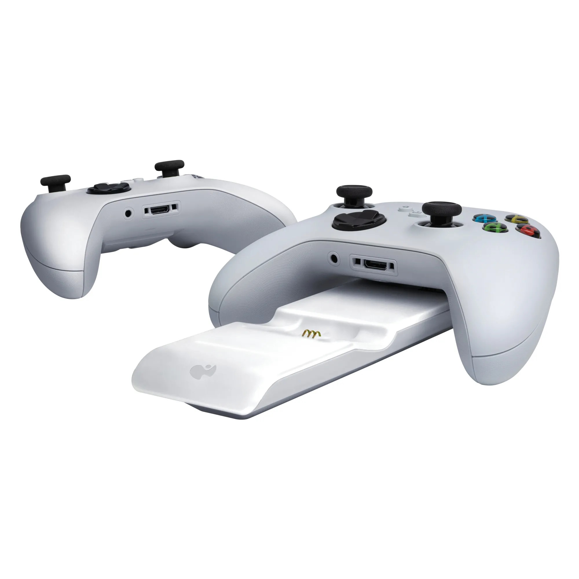 PDP - Double chargeur de manettes de jeu ULTRAVOLT blanc pour Xbox Series X|S et Xbox One - flash vidéo