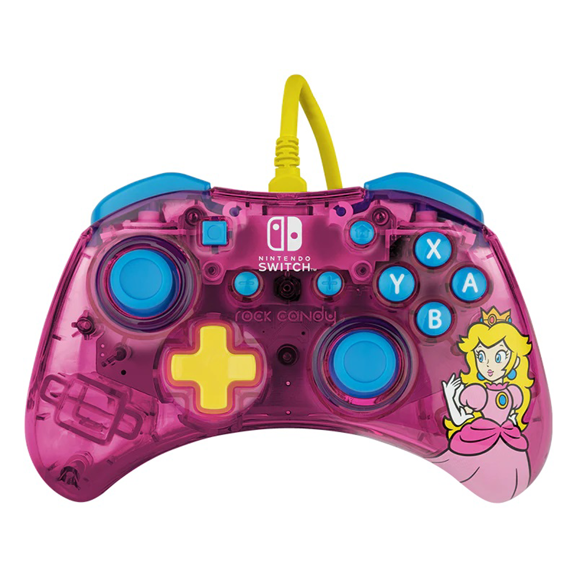 PDP - Manette filaire Rock Candy Peach pour Nintendo Switch et Switch OLED - flash vidéo
