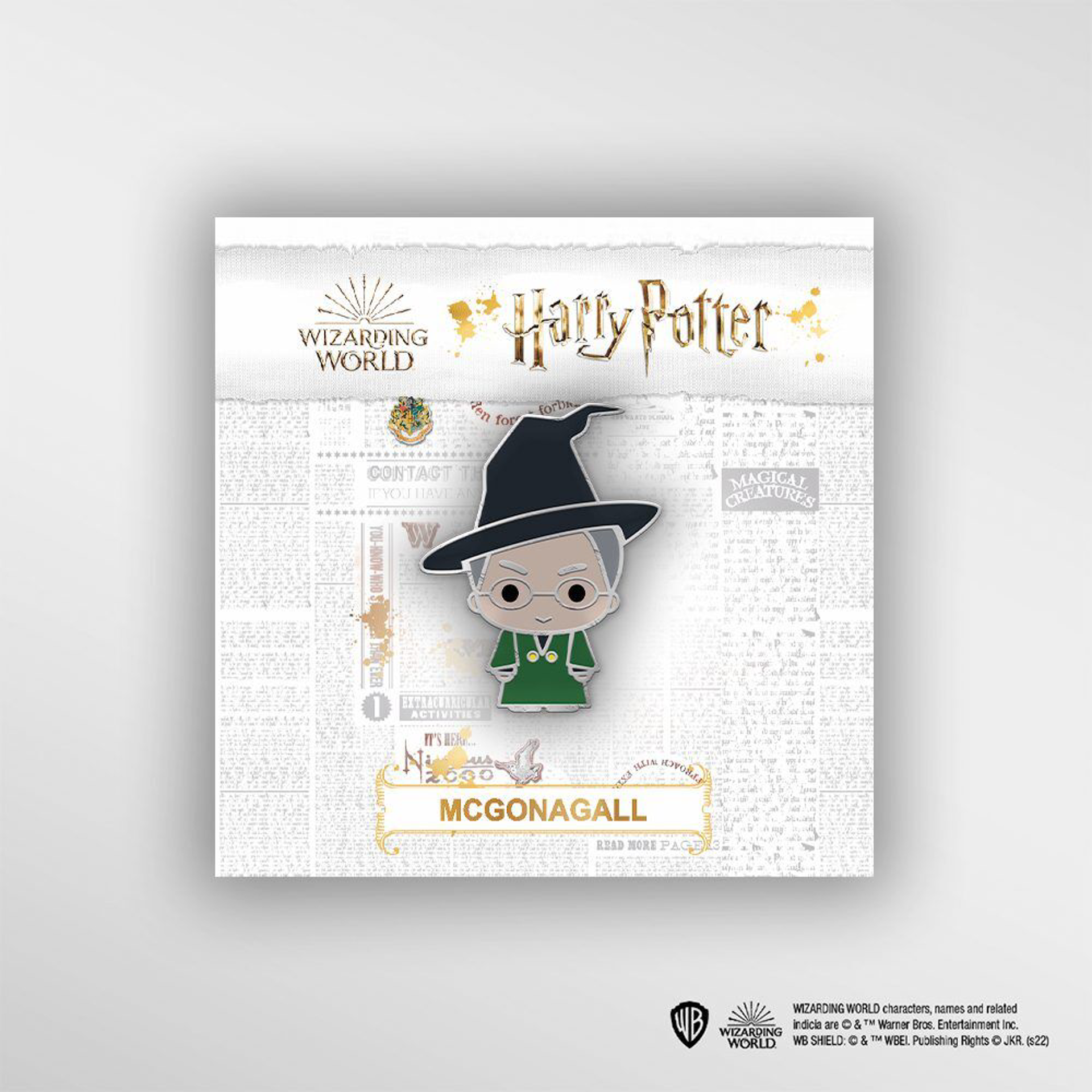 Wizarding World - Harry Potter - Pin's - Minerva McGonagall - flash vidéo