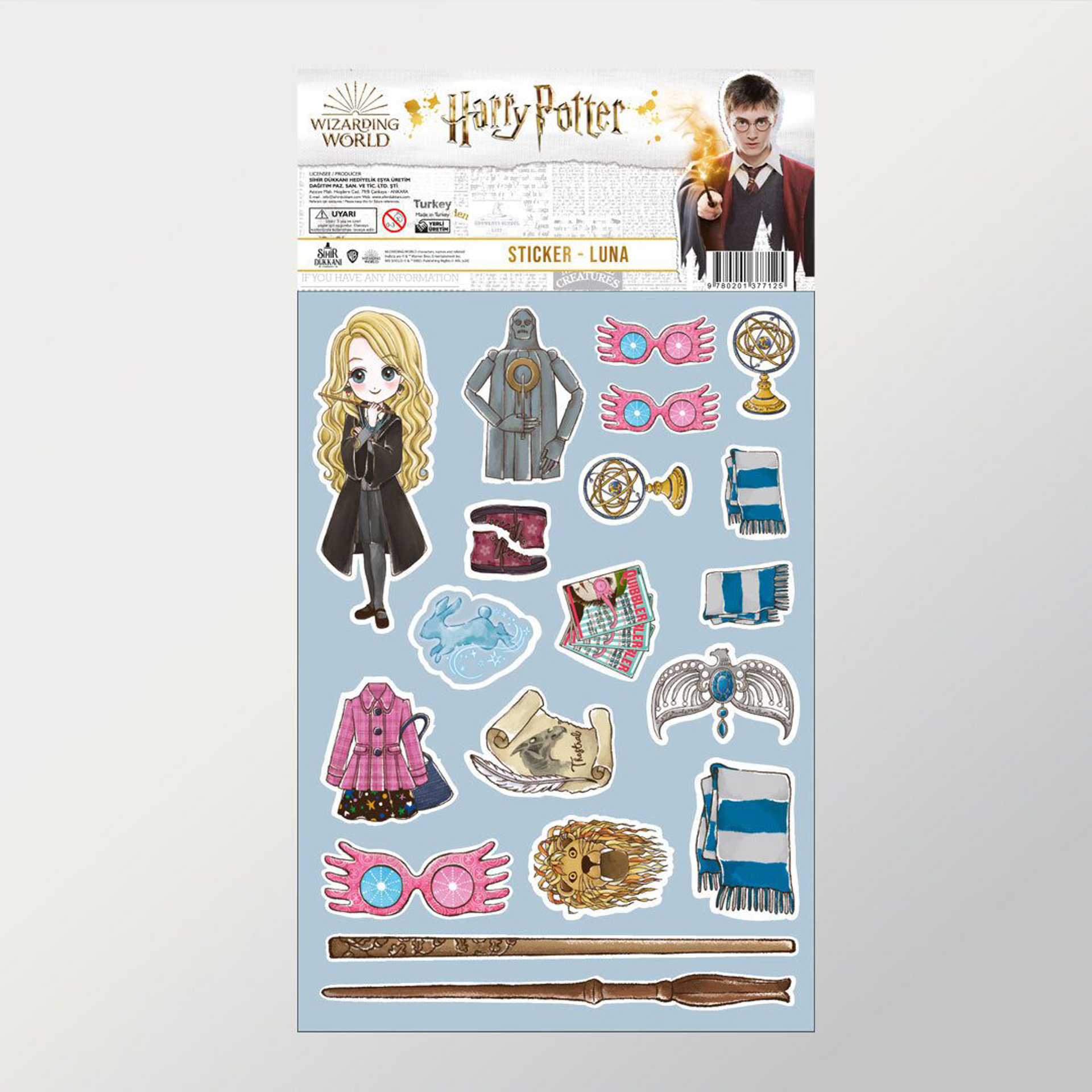 Wizarding World - Harry Potter - Stickers - Luna Lovegood - flash vidéo