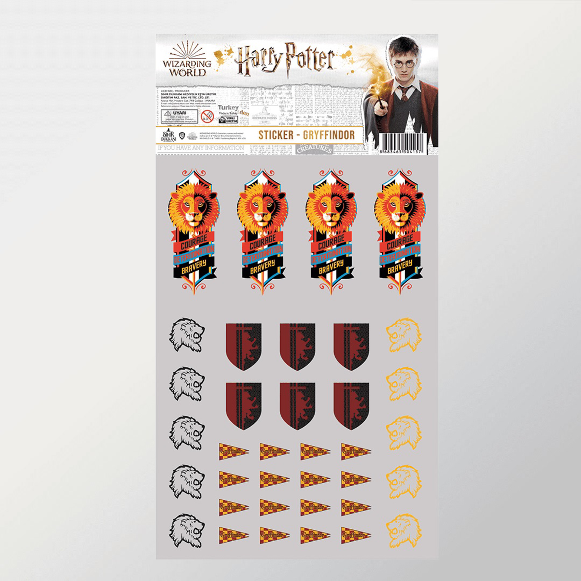 Wizarding World - Harry Potter - Stickers - Gryffondor - flash vidéo