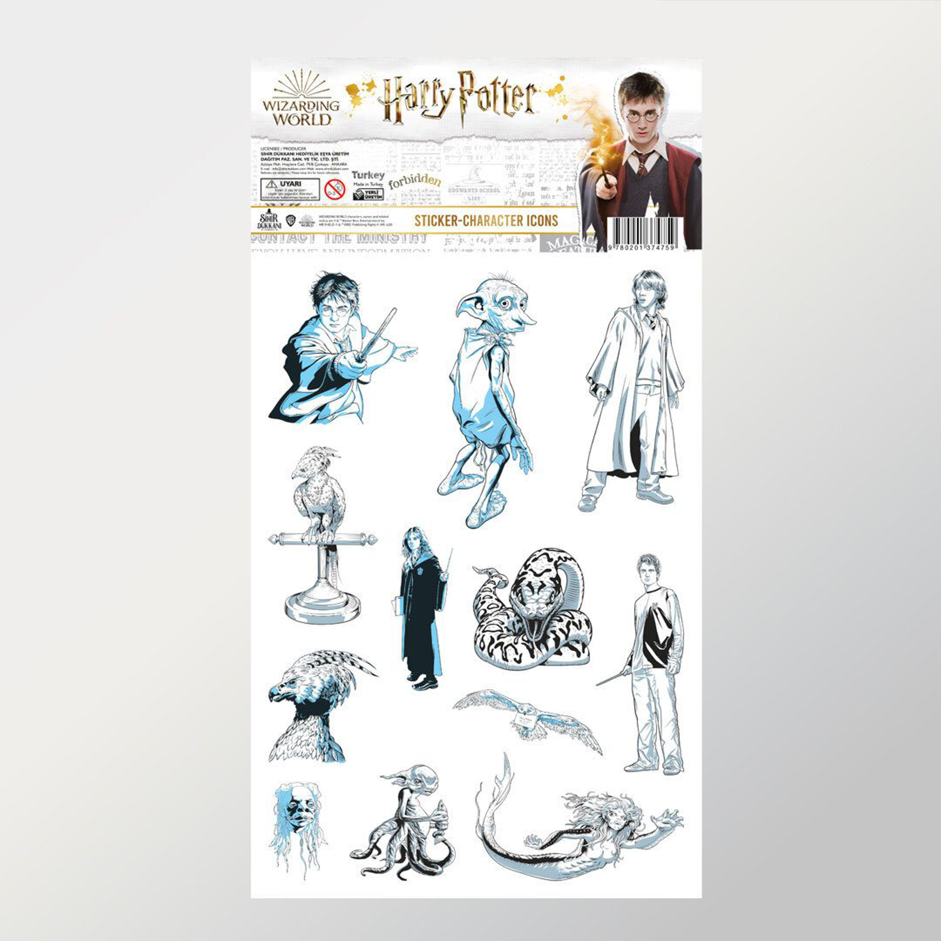 Wizarding World - Harry Potter - Stickers - Harry Potter Icons - flash vidéo