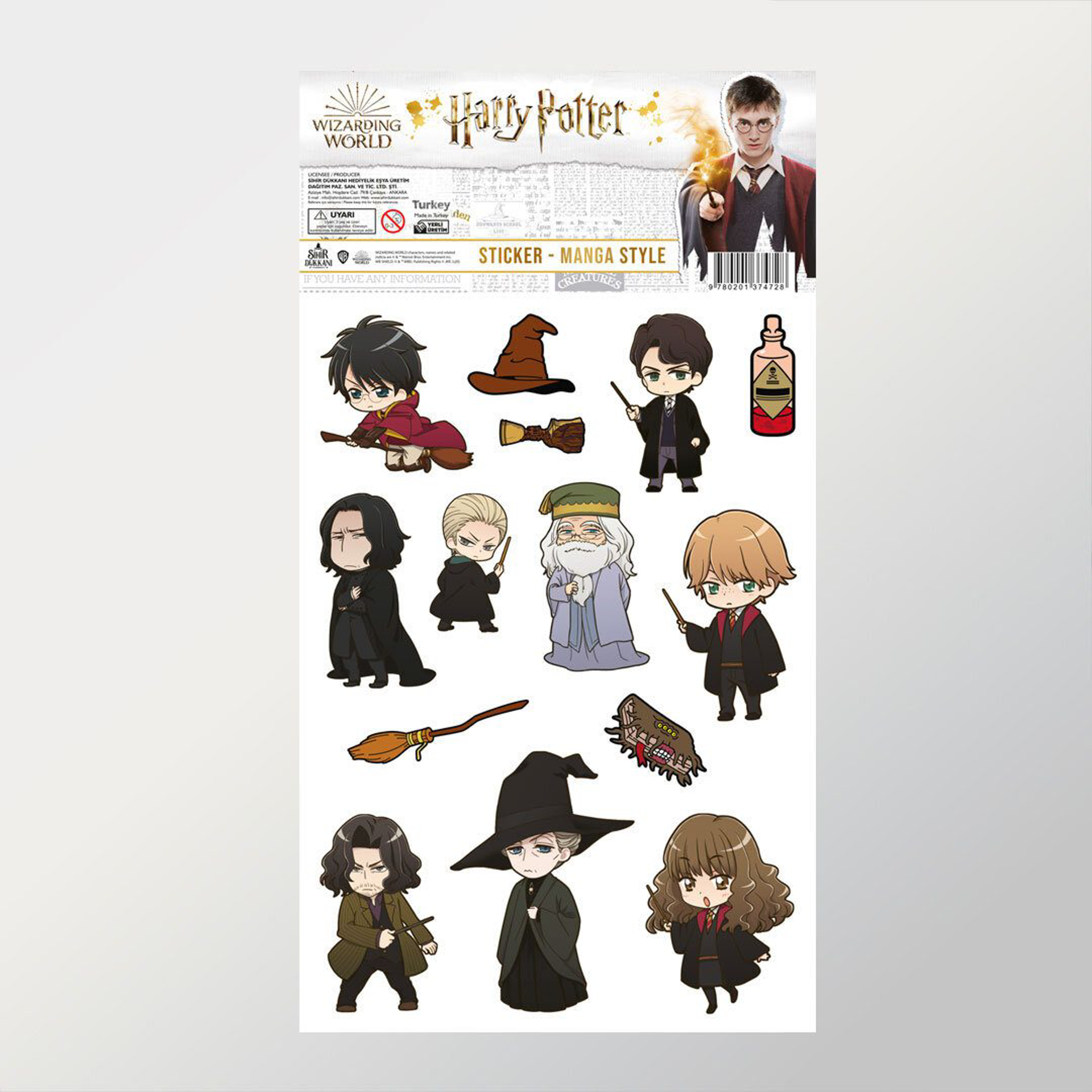 Wizarding World - Harry Potter - Stickers - Style Manga - flash vidéo