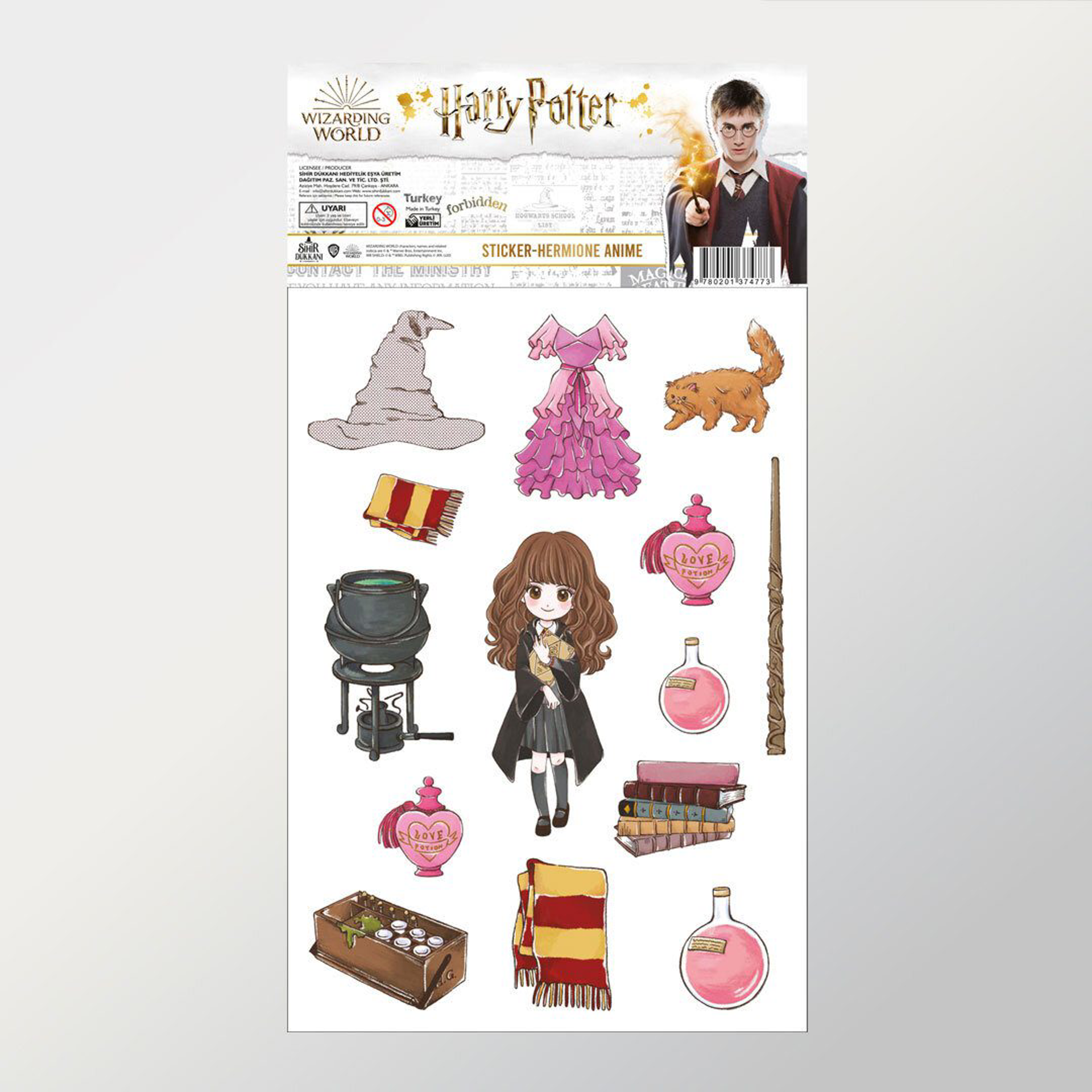 Wizarding World - Harry Potter - Stickers - Hermione Granger Anime - flash vidéo