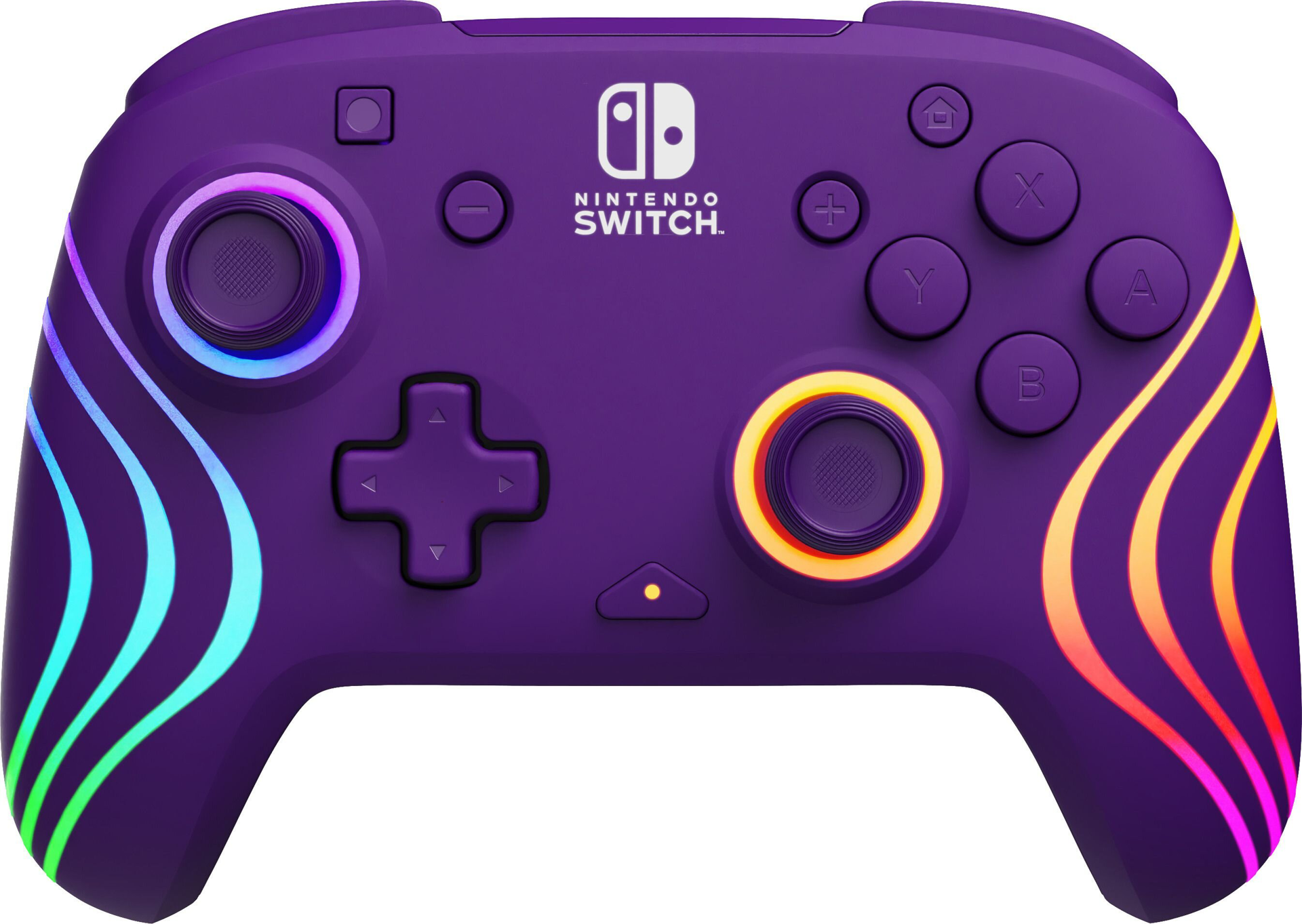 PDP - Manette sans fil Afterglow Wave Violette pour Nintendo Switch et Switch OLED - flash vidéo