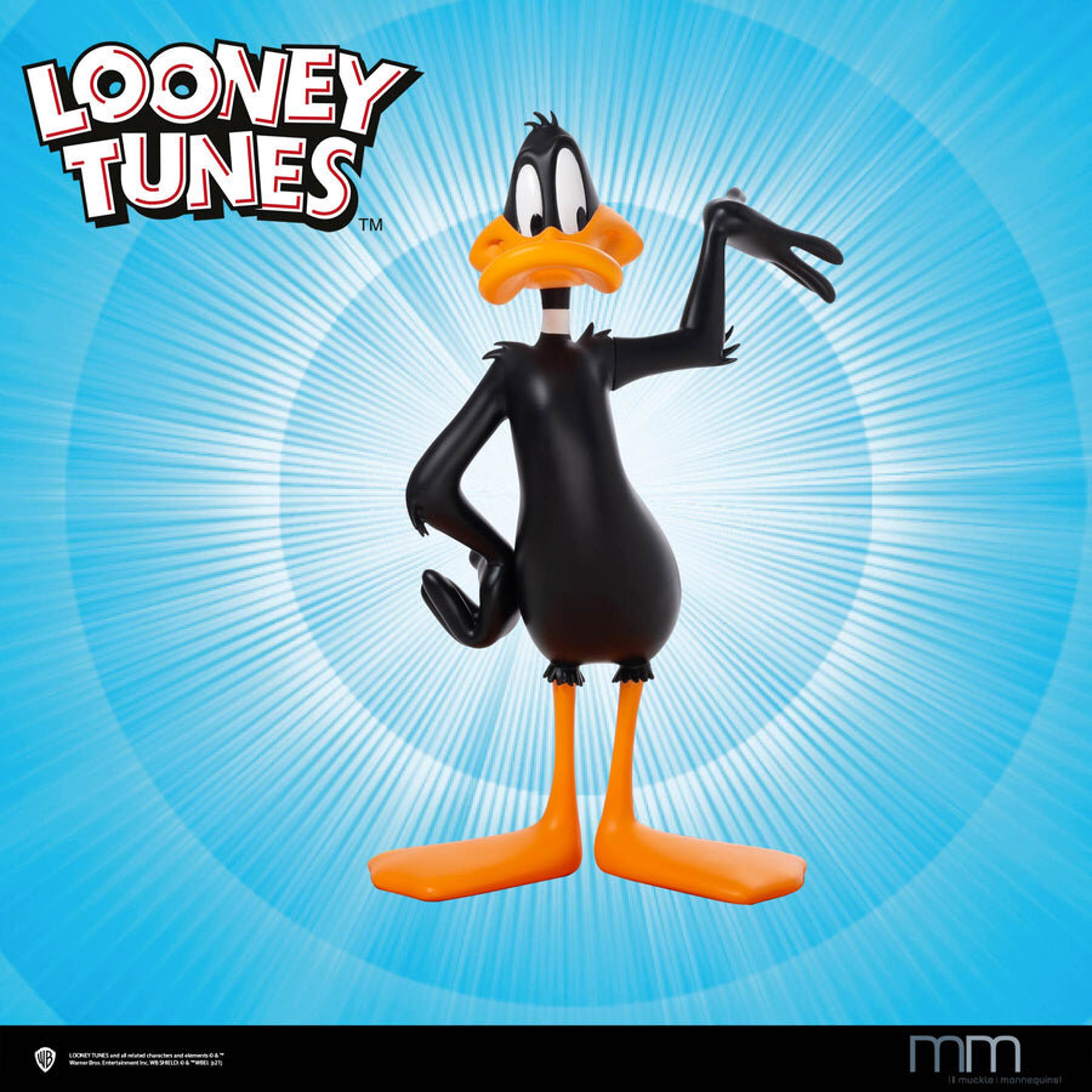 Looney Tunes - Statue taille réelle Daffy Duck (Sans Base) - flash vidéo