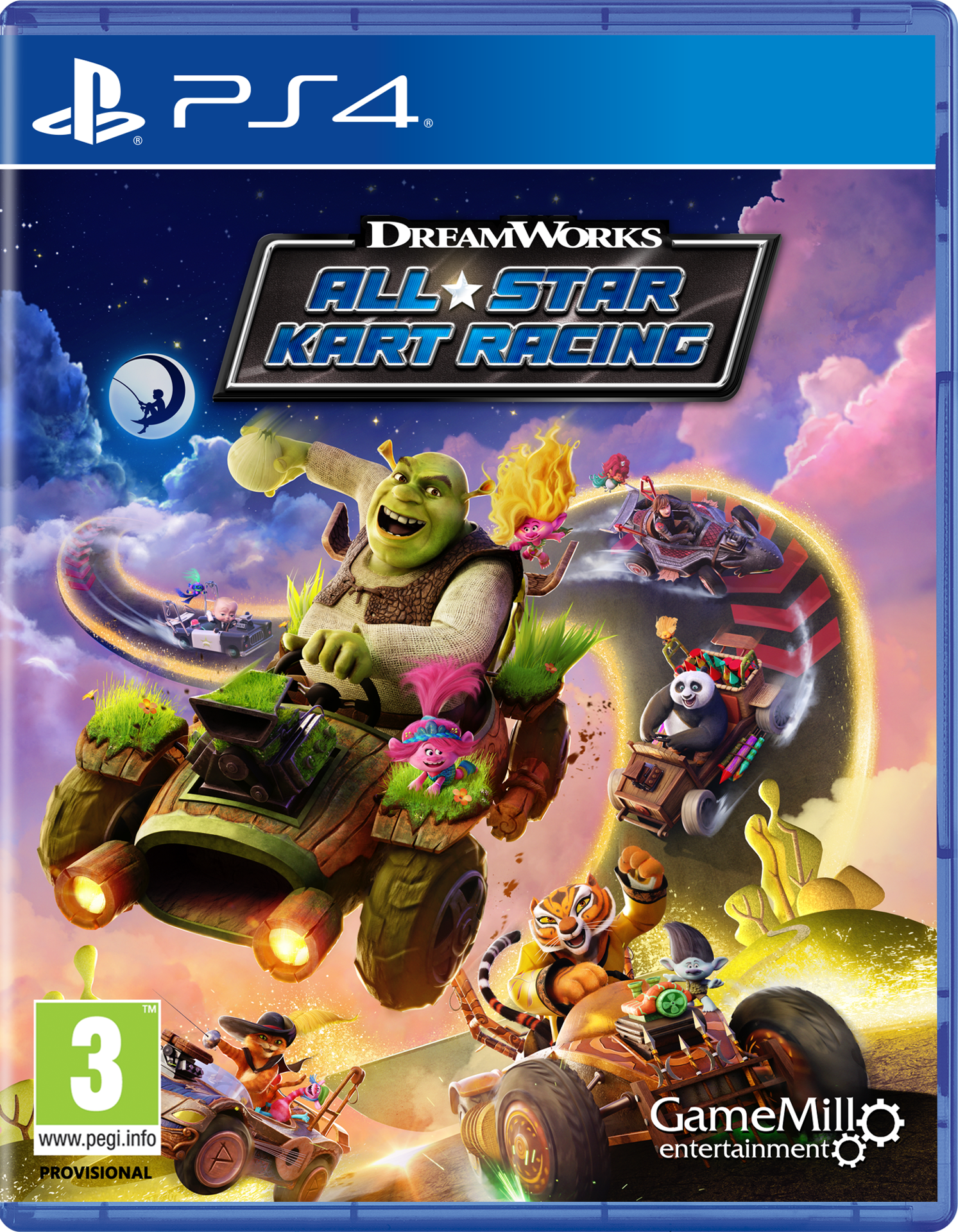 DreamWorks All-Star Kart Racing - flash vidéo