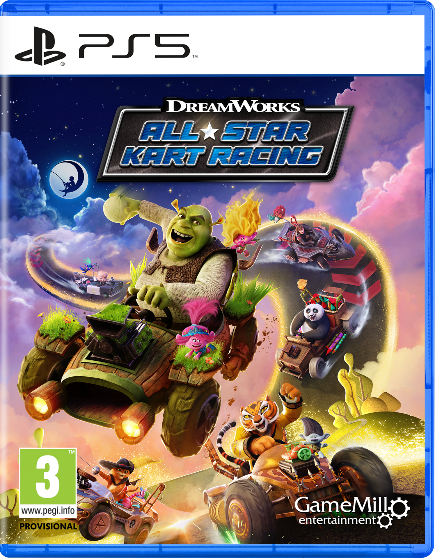 DreamWorks All-Star Kart Racing - flash vidéo