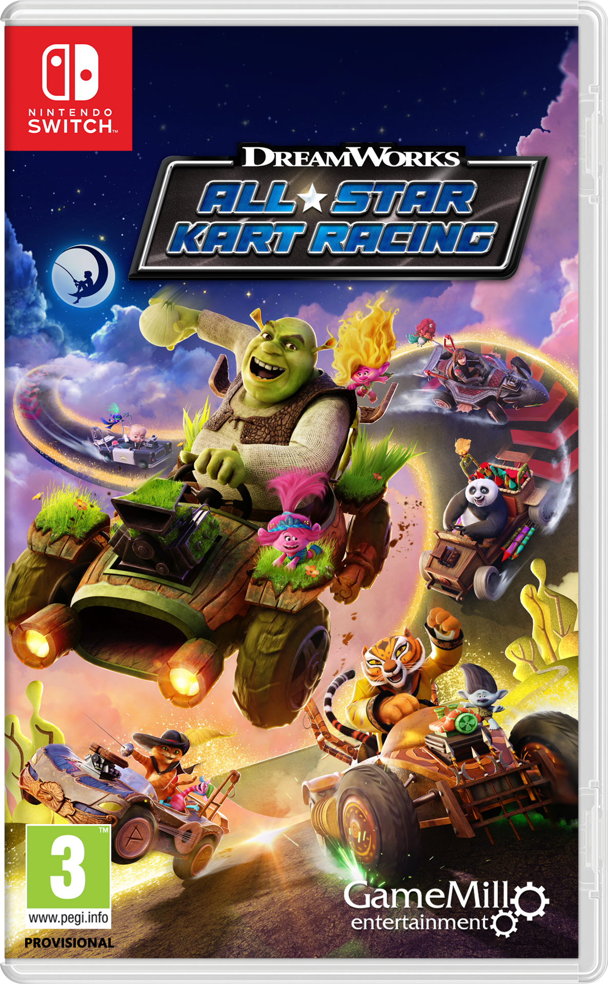 DreamWorks All-Star Kart Racing - flash vidéo