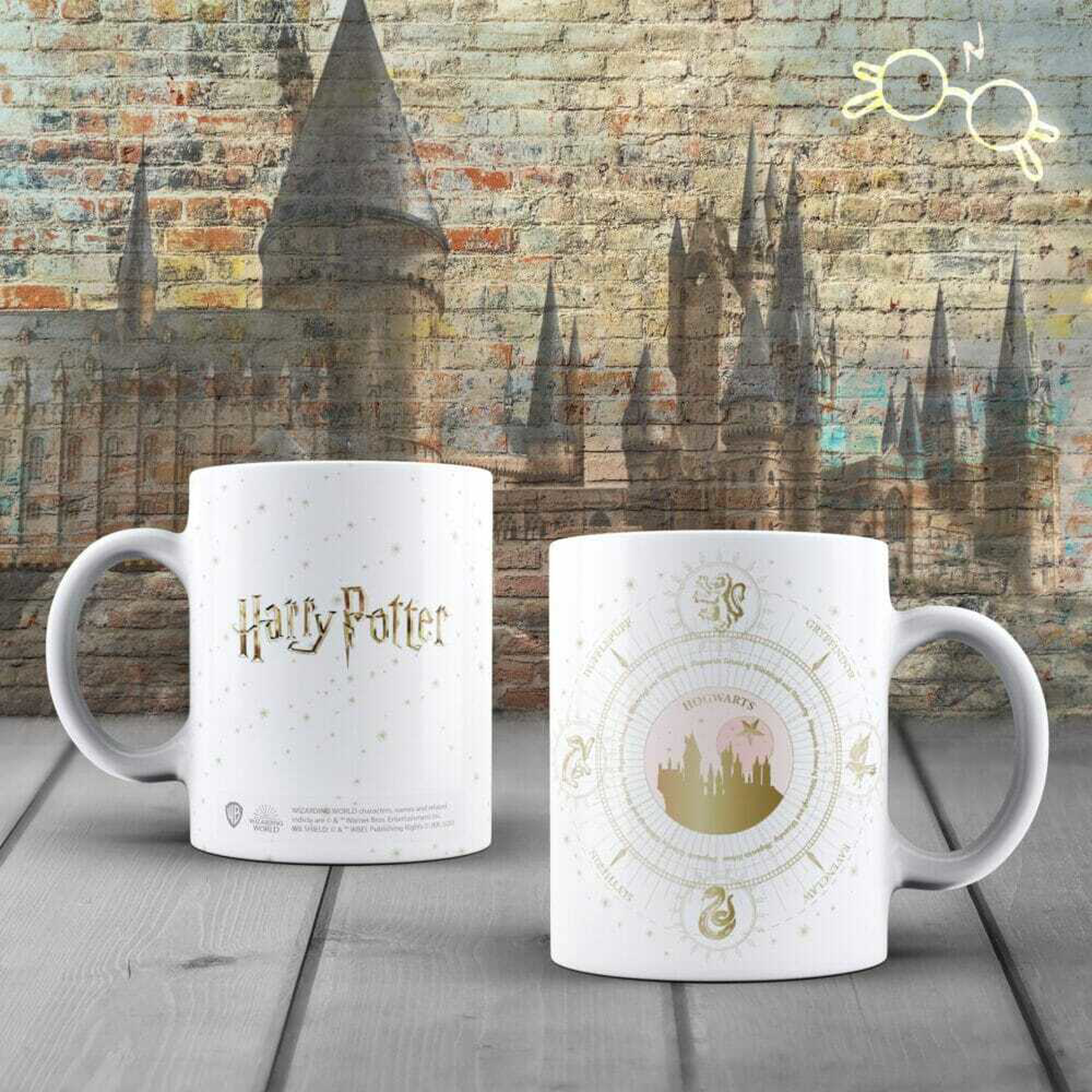 Wizarding World - Harry Potter - Mug - Poudlard Design - flash vidéo