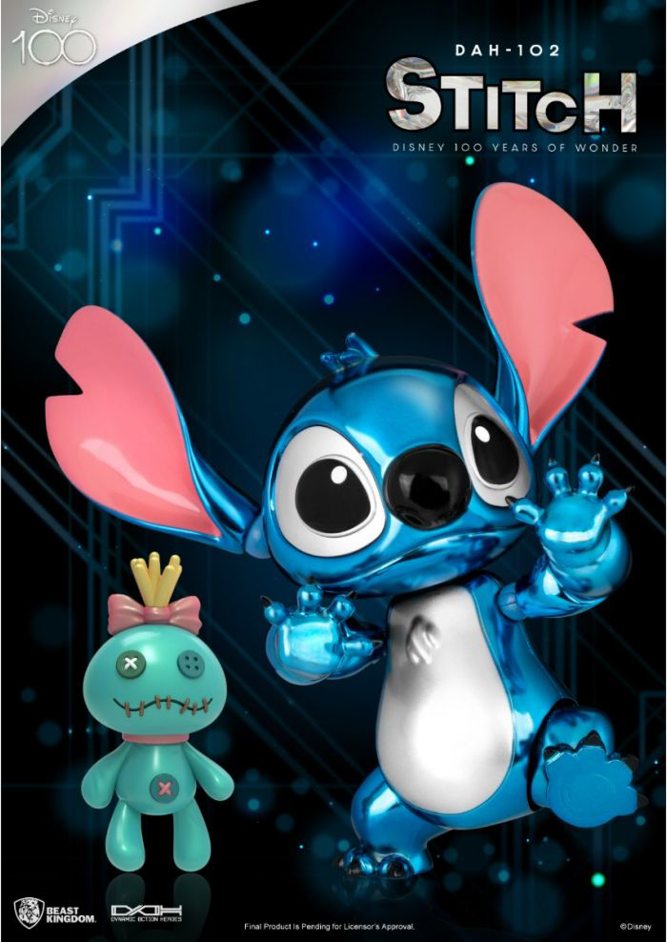 Disney - DAH-102 - Disney 100th Years of Wonder - Stitch - flash vidéo