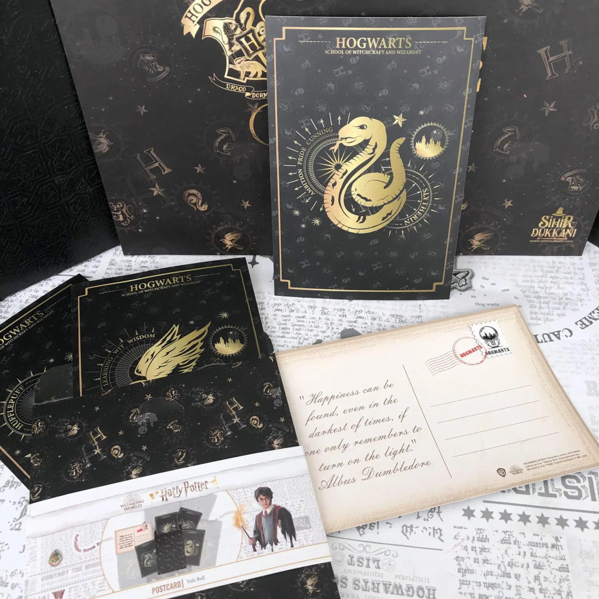 Wizarding World - Harry Potter - Cartes postales - Bal de Noël - flash vidéo