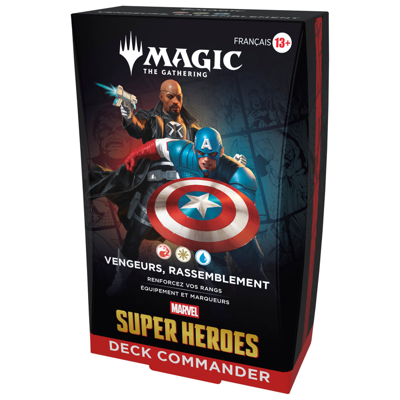 Magic: The Gathering - Assortiment de Decks Commander Marvel Super Heroes (4 Decks Commander)