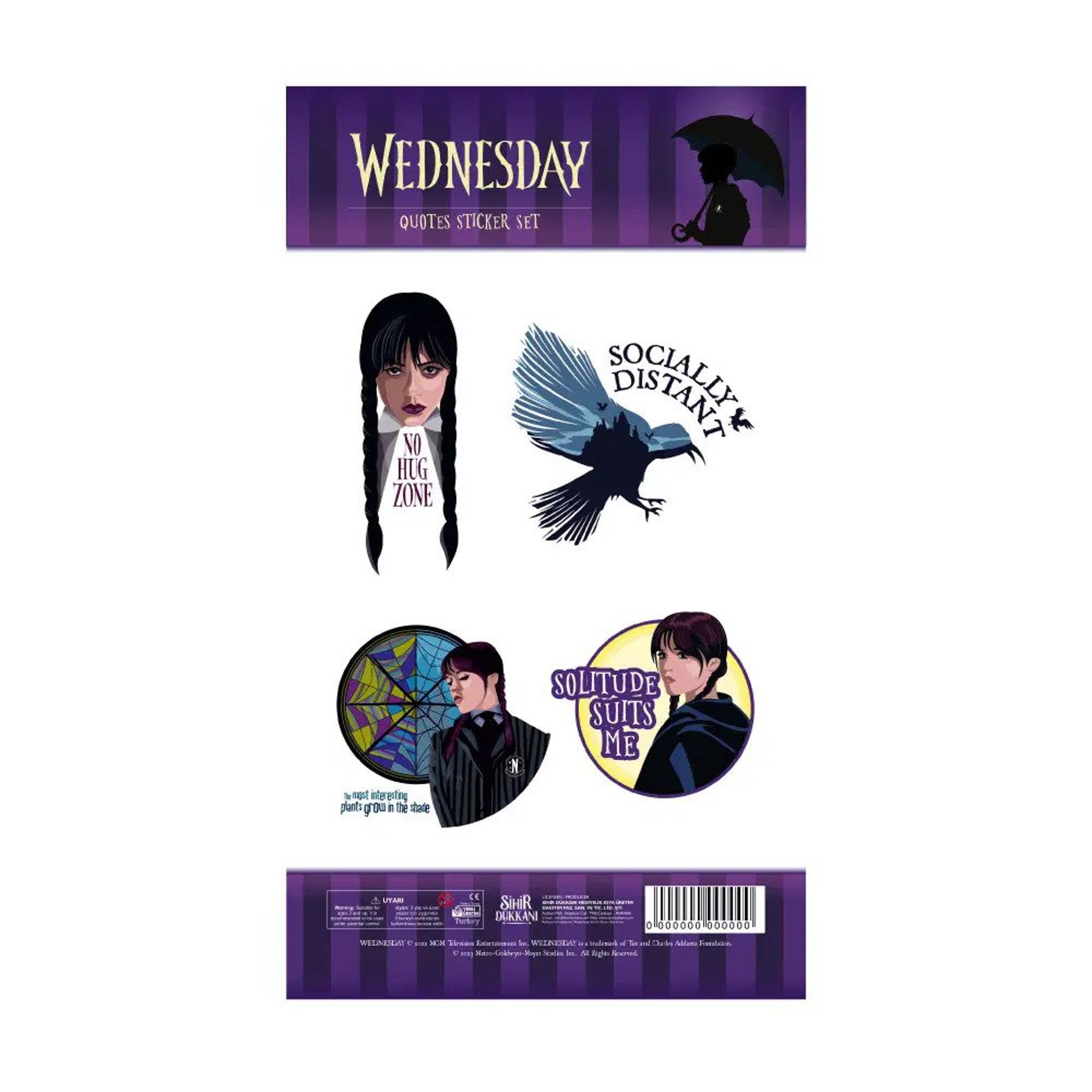 Netflix - Mercredi - Stickers - Citations - flash vidéo