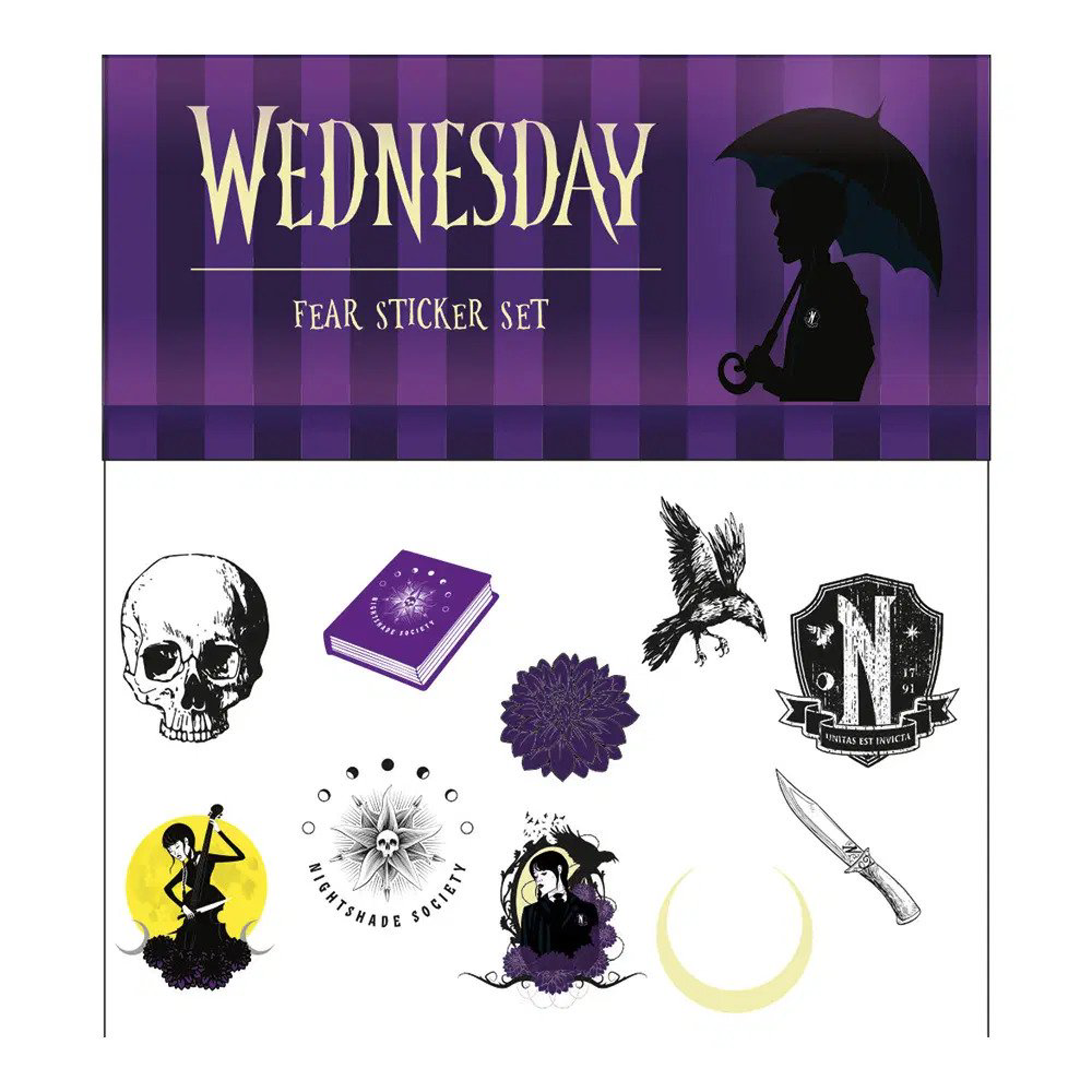 Netflix - Mercredi - Stickers - Peur - flash vidéo