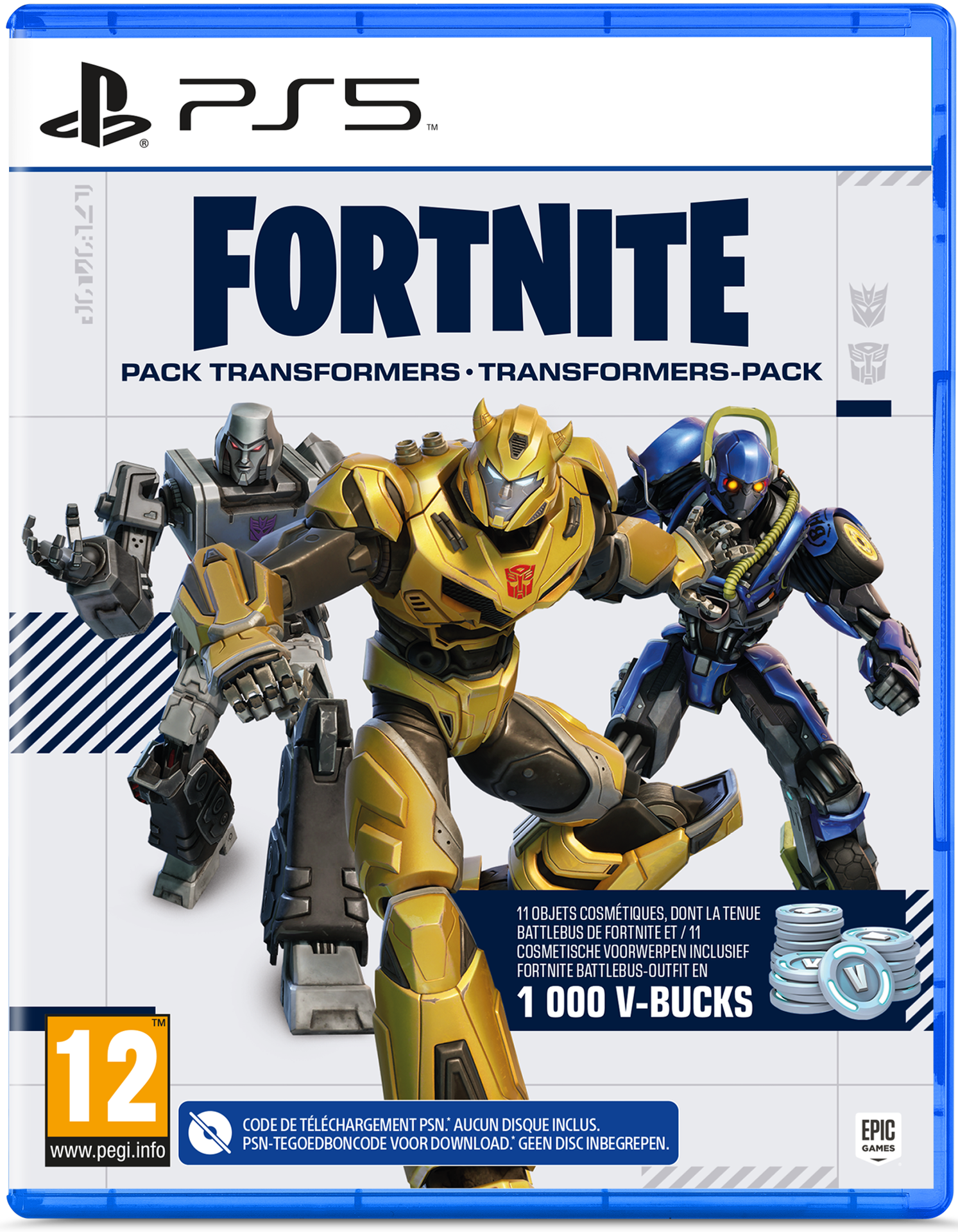 Fortnite - Pack Transformers (Code-in-a-box) - flash vidéo