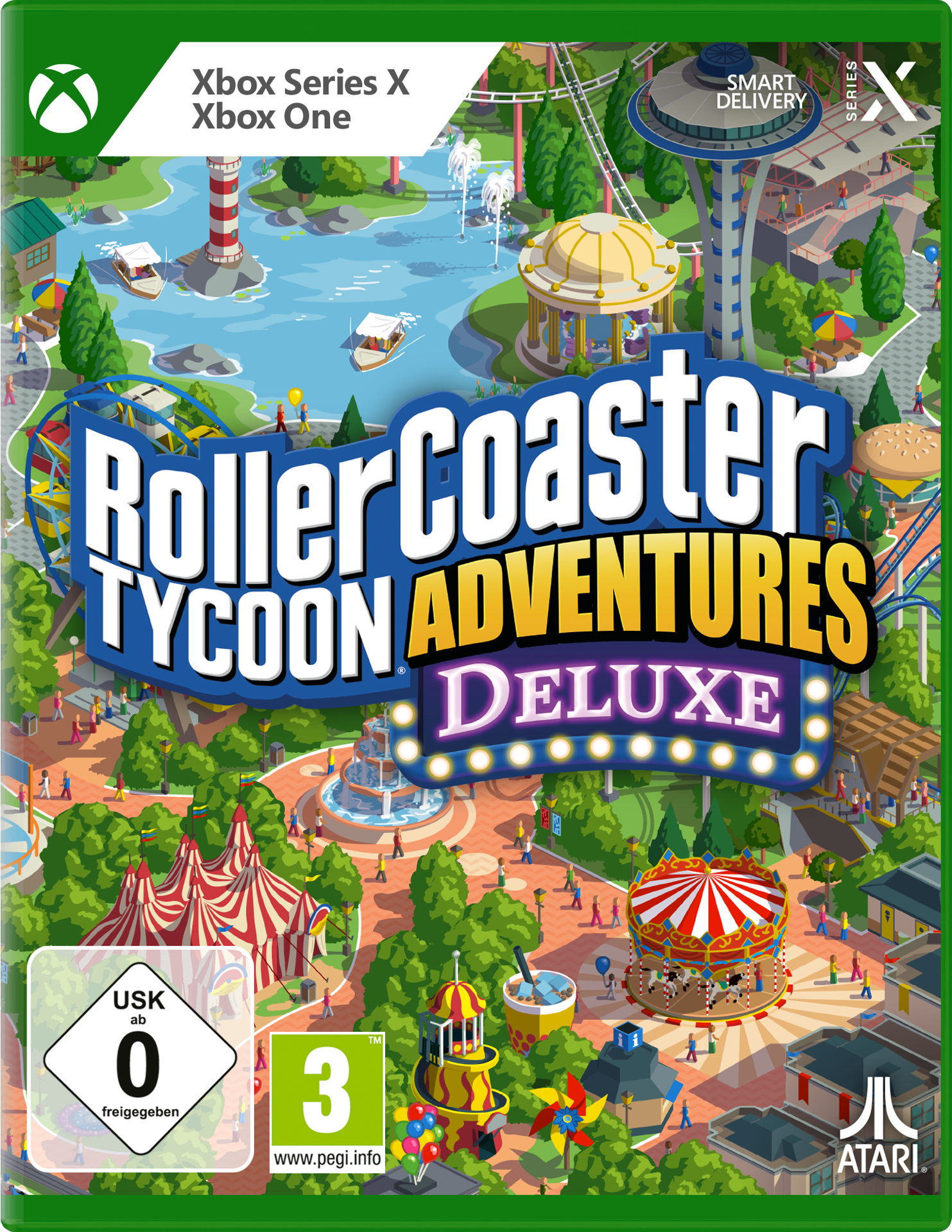 RollerCoaster Tycoon Adventures Deluxe - flash vidéo