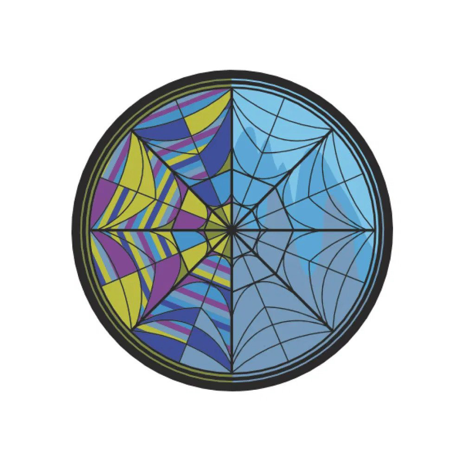 Netflix - Mercredi - Aimant - Fenêtre colorée - flash vidéo